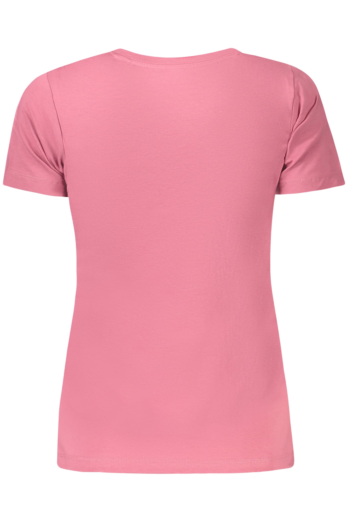 PL505203NEWVIRGINIA_RS373 – Rosa Langarmshirt für Damen - Nachhaltige Baumwolle und Logo-Druck – Größe: XS, S, M, L, XL – Farbe: Rosa