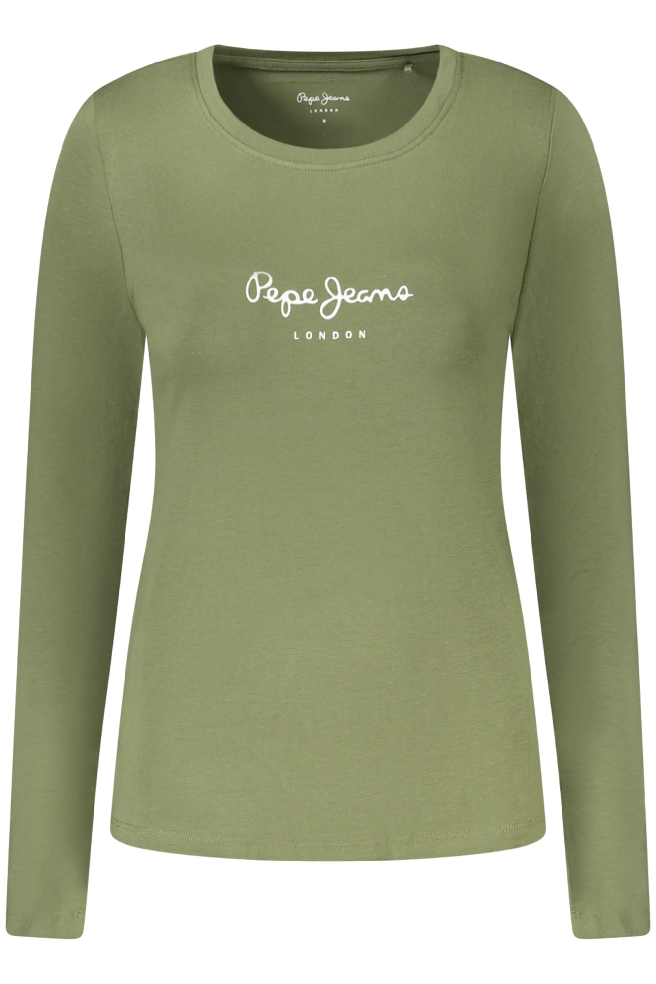 PL505203NEWVIRGINIA_VE765 – Damen Langarmshirt Grün – Nachhaltig & Stylisch aus Baumwolle – Größe: XS, S, M, L, XL – Farbe: Verde