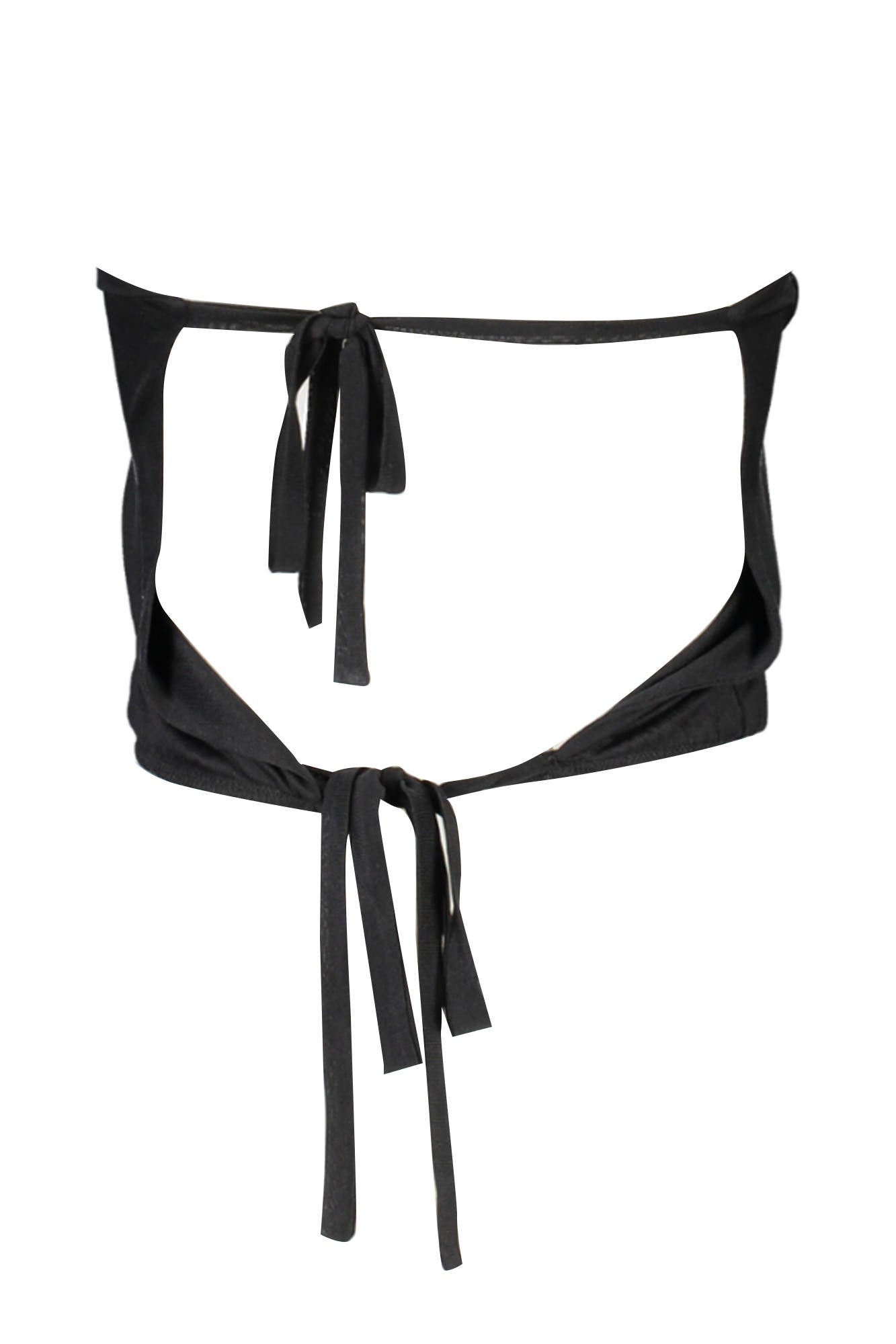 P1106560A04000-MICHIGAN_NERO_1199 – Elegantes Damenoberteil in Schwarz mit Kontrasteinsatz und Logo-Detail – Größe: S – Farbe: Nero