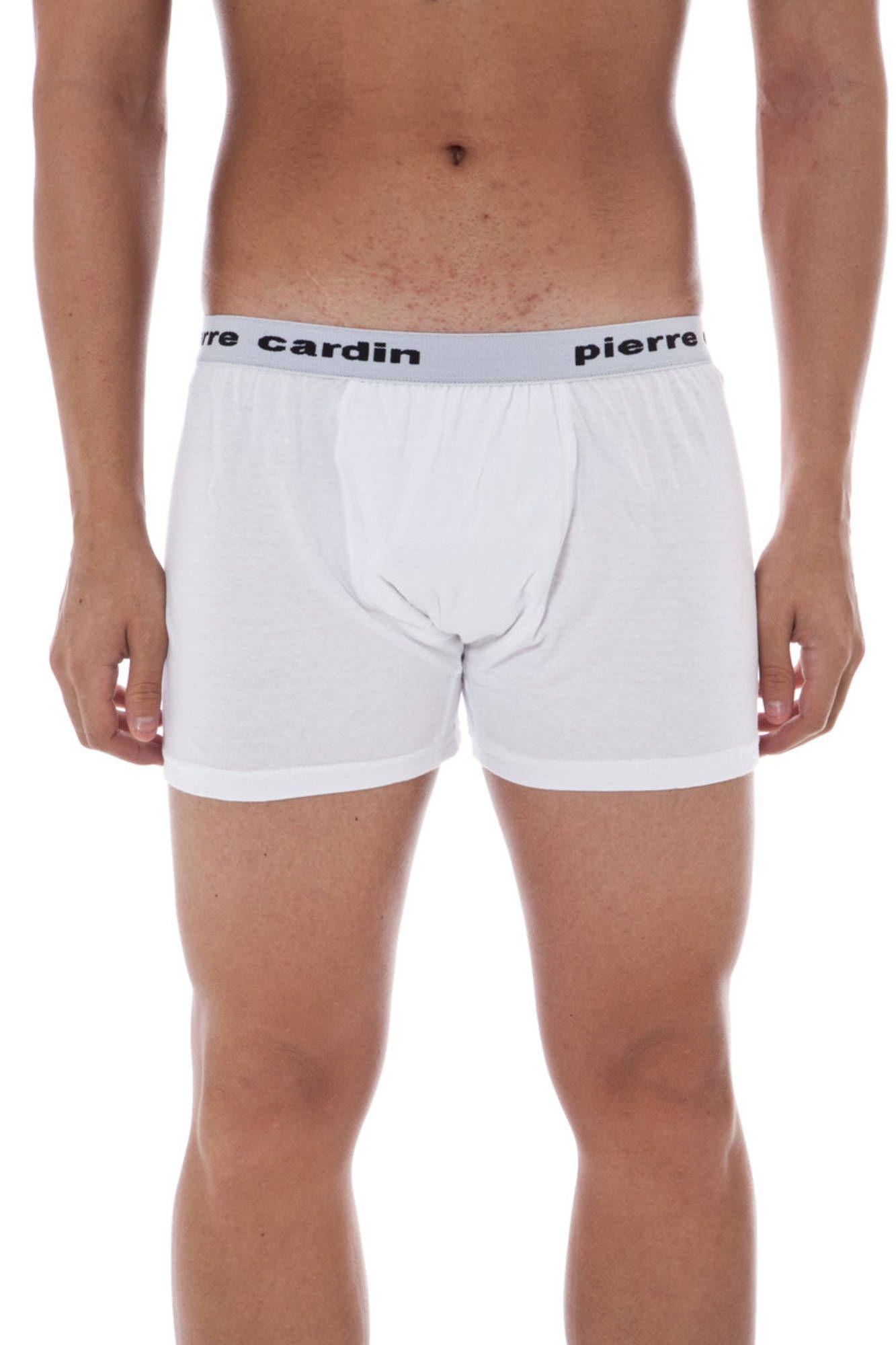 2222090_BIANCO_BIANCO – Herren Boxershorts Weiß mit Kontrastdetails und Logo-Design – Größe: VII, IV, V, VI – Farbe: Bianco