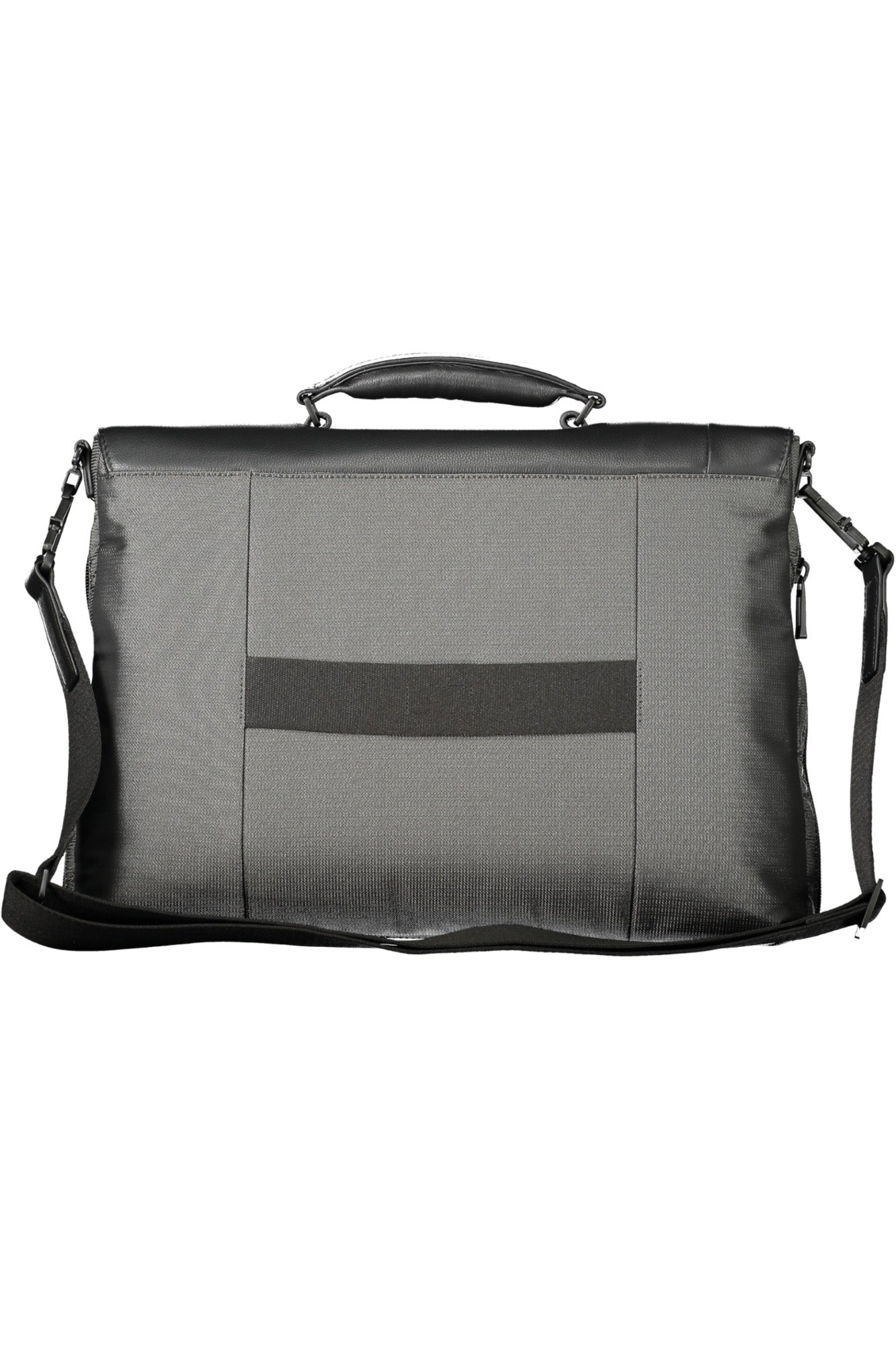 CA3111P16_GRCHEVGR – Graue Herrentasche: Erweiterbare Aktentasche mit Laptopfach – Größe: UNI – Farbe: Grigio