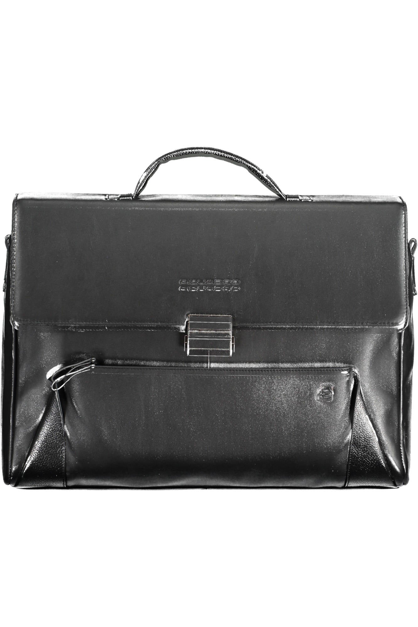 OUTCA4254S94_NERO_N – Elegante Herrenumhängetasche in Schwarz mit Laptopfach und Metallverschluss – Größe: UNI – Farbe: Nero