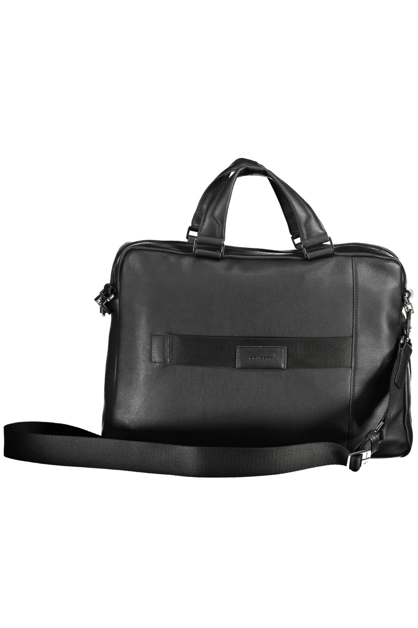 CA5108AO_NERO_N – Elegante schwarze Herrentasche mit Laptopfach und verstellbarem Riemen – Größe: UNI – Farbe: Nero