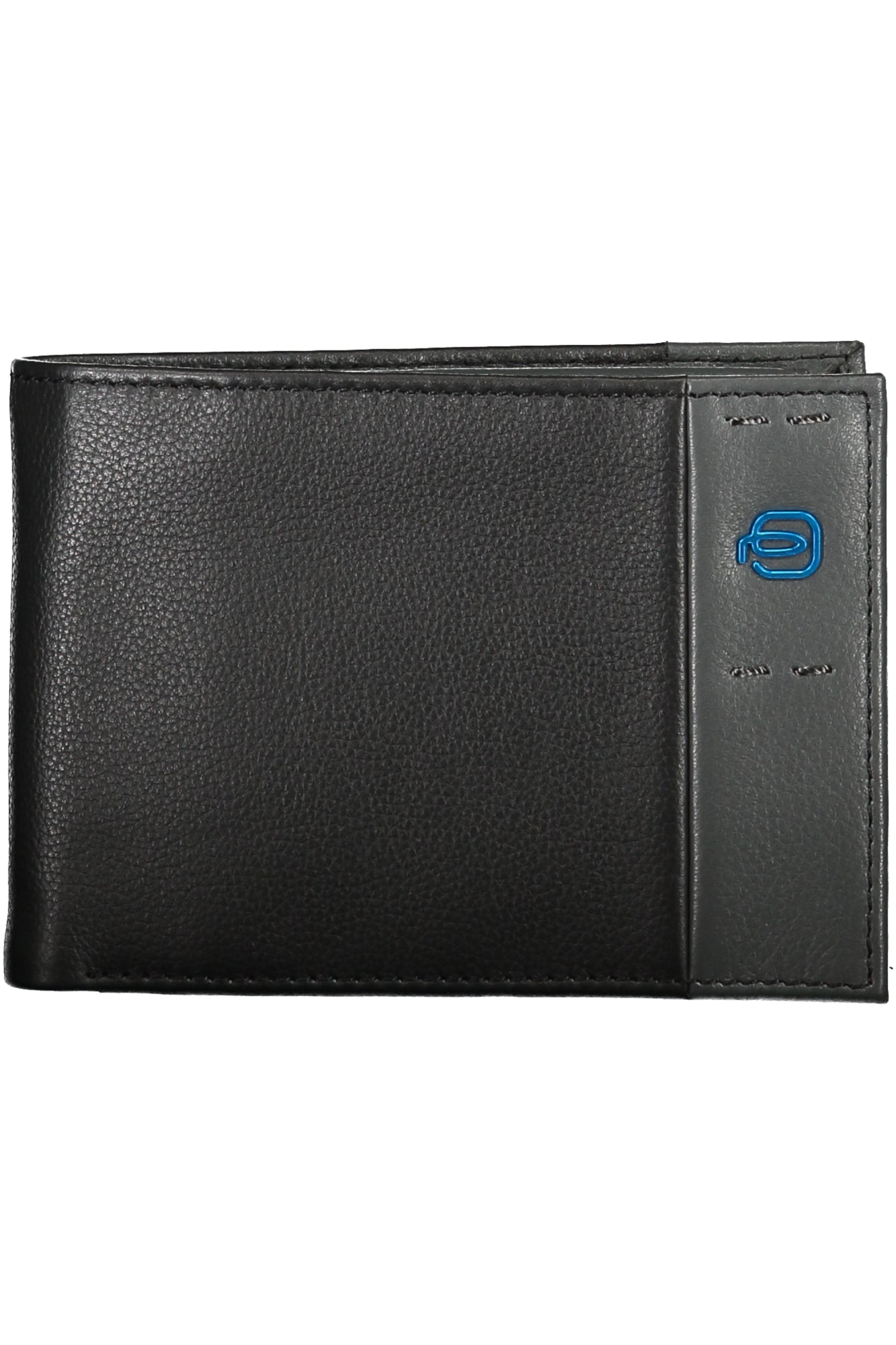 PU1392P15_NENERO – Elegante Herrenbrieftasche Schwarz mit Münzfach und Kontrastdetails – Größe: UNI – Farbe: Nero