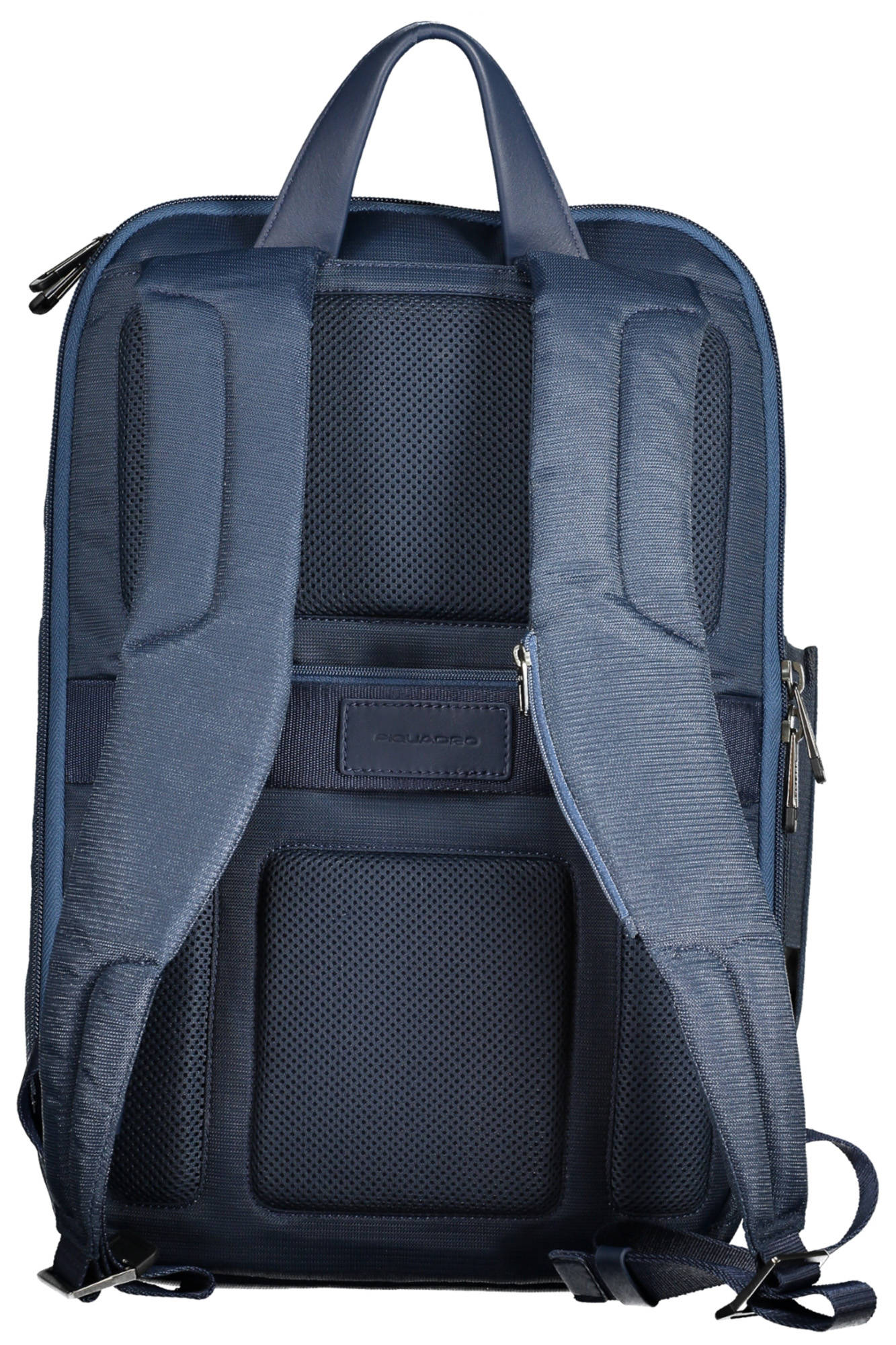 OUTCA5316S115_BLU_BLU – Moderner blauer Herrenrucksack mit Laptopfach und recyceltem Material – Größe: UNI – Farbe: Blu