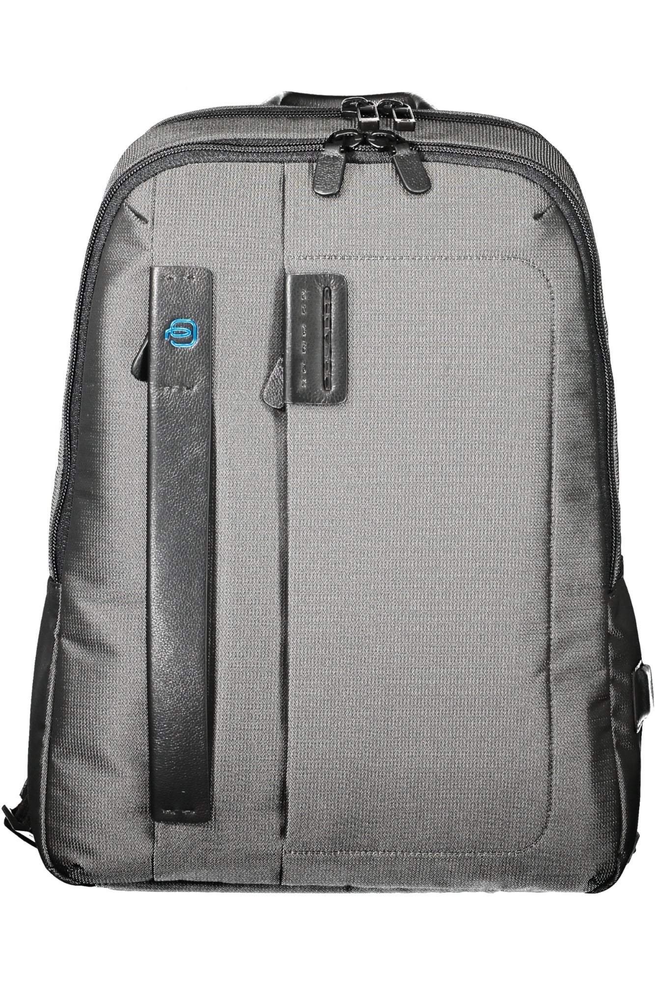 CA3869P16_GRCHEVGR – Moderner grauer Herrenrucksack mit Laptopfach und Kontrastdetails – Größe: UNI – Farbe: Grigio