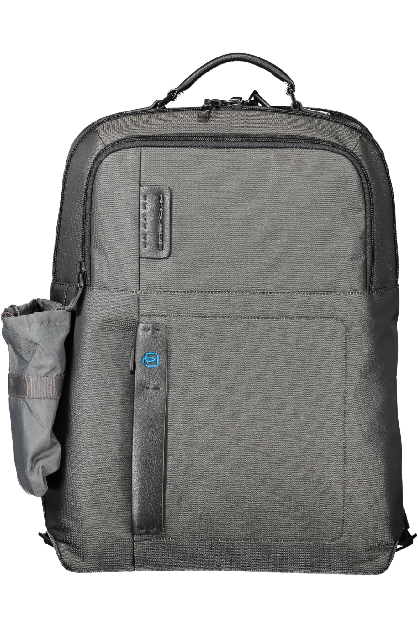 CA4174P16_GRCHEVGR – Eleganter grauer Männerrucksack: Stilvoll mit Laptopfach & Flaschenhalter – Größe: UNI – Farbe: Grigio