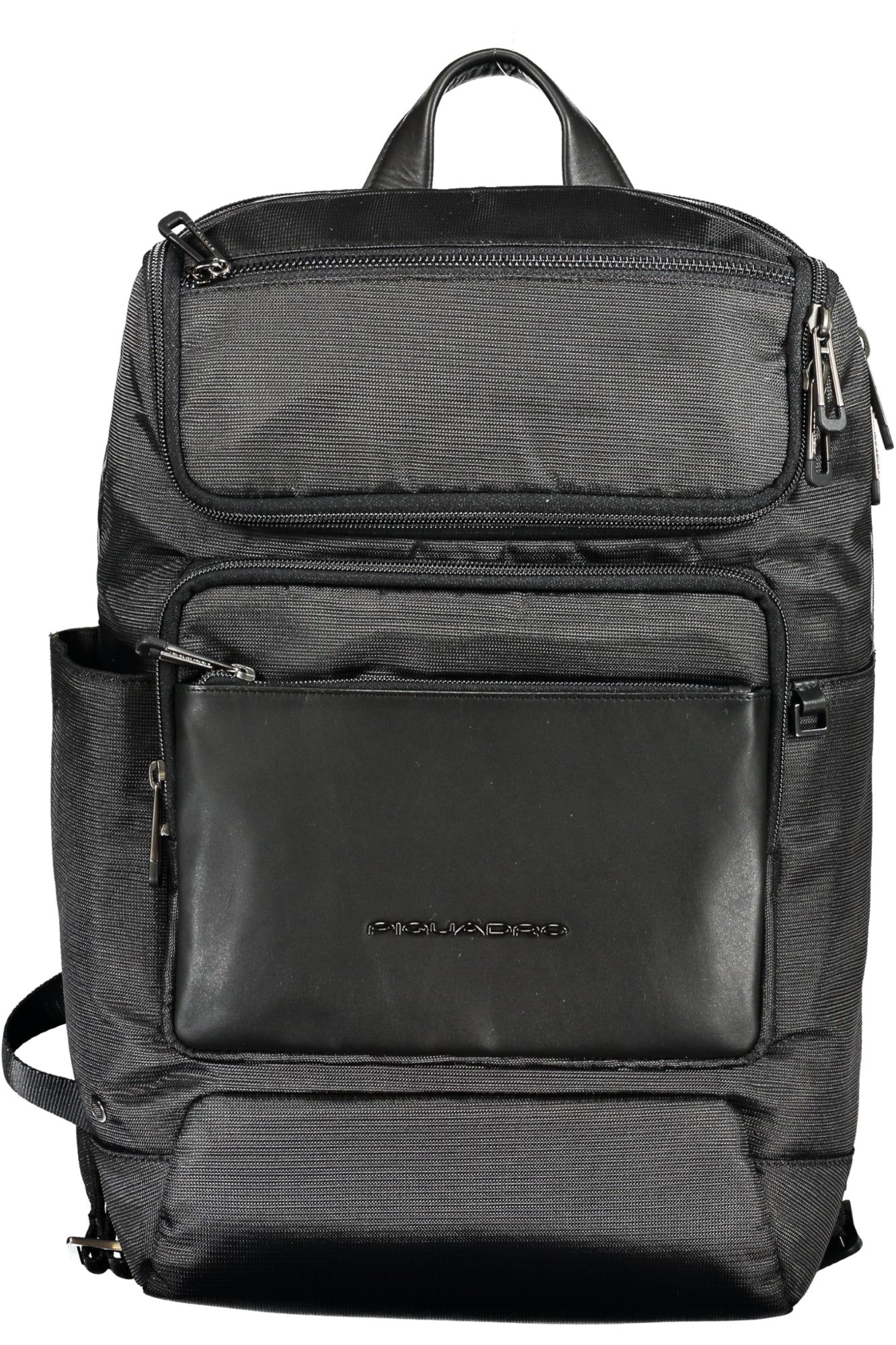 OUTCA5316S115_NENERO – Stilvoller Herrenrucksack Schwarz mit Laptopfach, 100% recycelt – Größe: UNI – Farbe: Nero