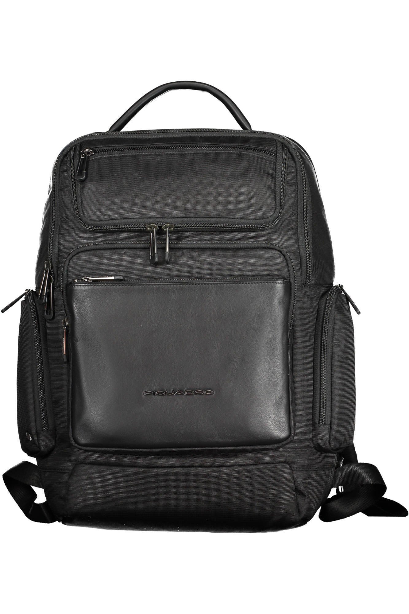 OUTCA5317S115_NERO_N – Eleganter Schwarzer Herren-Rucksack aus 100% recyceltem Material – Größe: UNI – Farbe: Nero