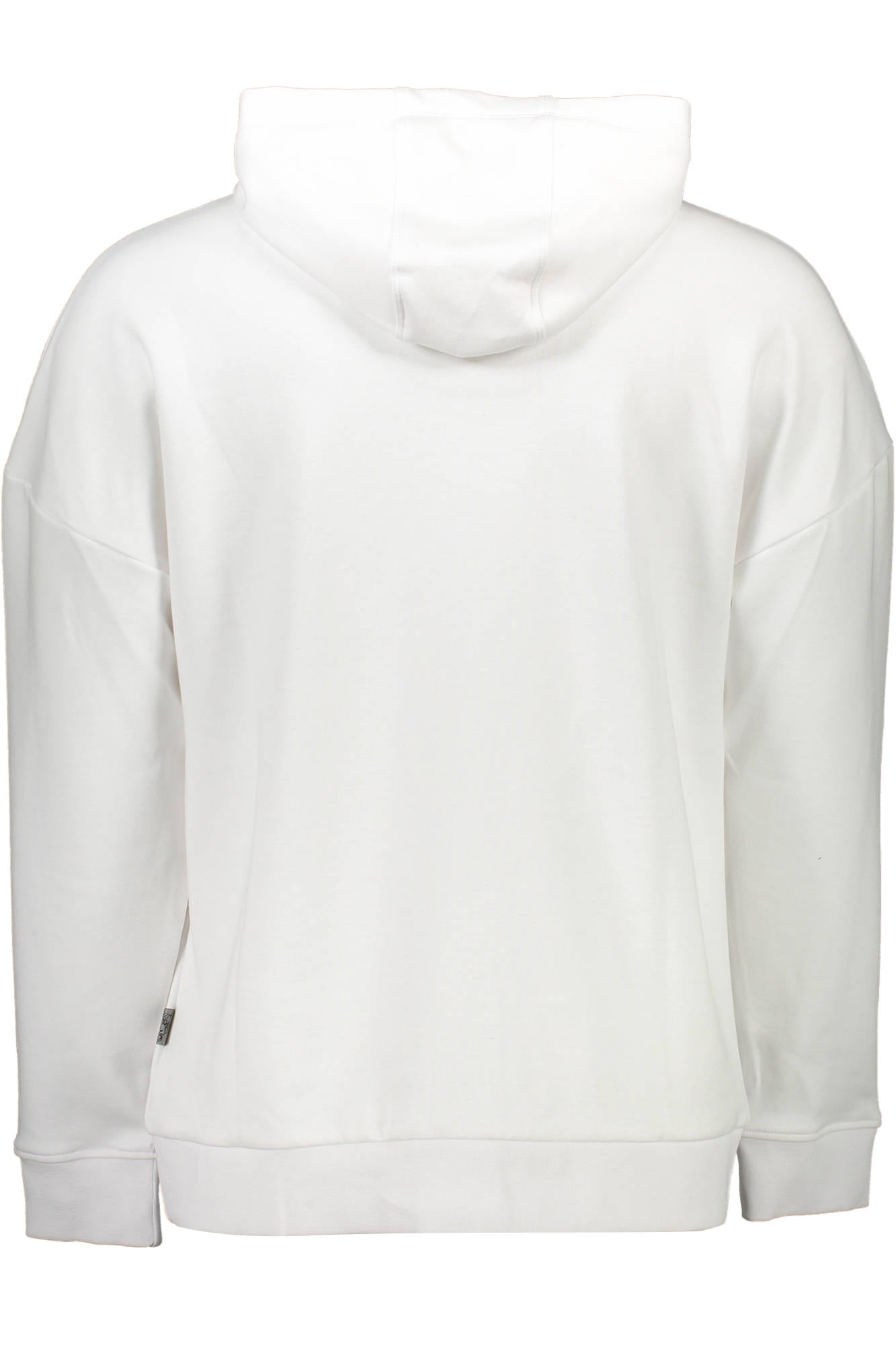 FIPS220_BIANCO_01-WHITE – Weißes Herren-Sweatshirt ohne Reißverschluss mit Druck und Logo – Größe: S, M, L, XL, 2XL – Farbe: Bianco
