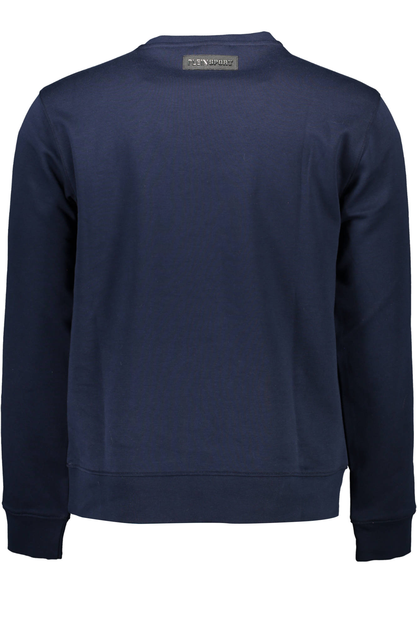 FIPS210_BLU_85-NAVY – Herren Langarm-Sweatshirt Blau - Kontrastdetails & Logodruck – Größe: S, M, L, XL, 2XL – Farbe: Blu
