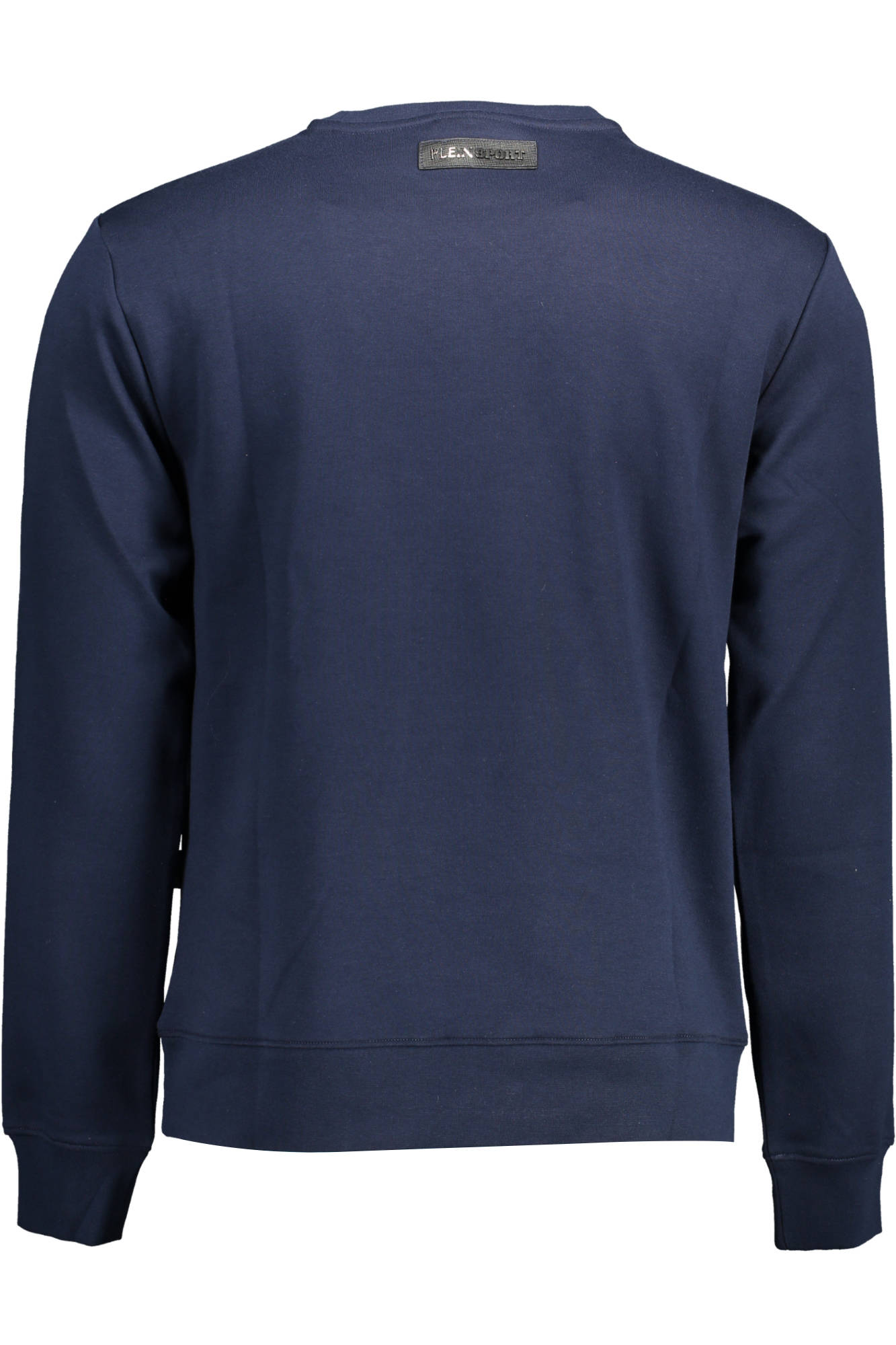 FIPS208_BLU_85-NAVY – Herren Langarm-Pullover Blau: Stylisches Sweatshirt mit Logo-Druck – Größe: S, M, L, XL, 2XL – Farbe: Blu