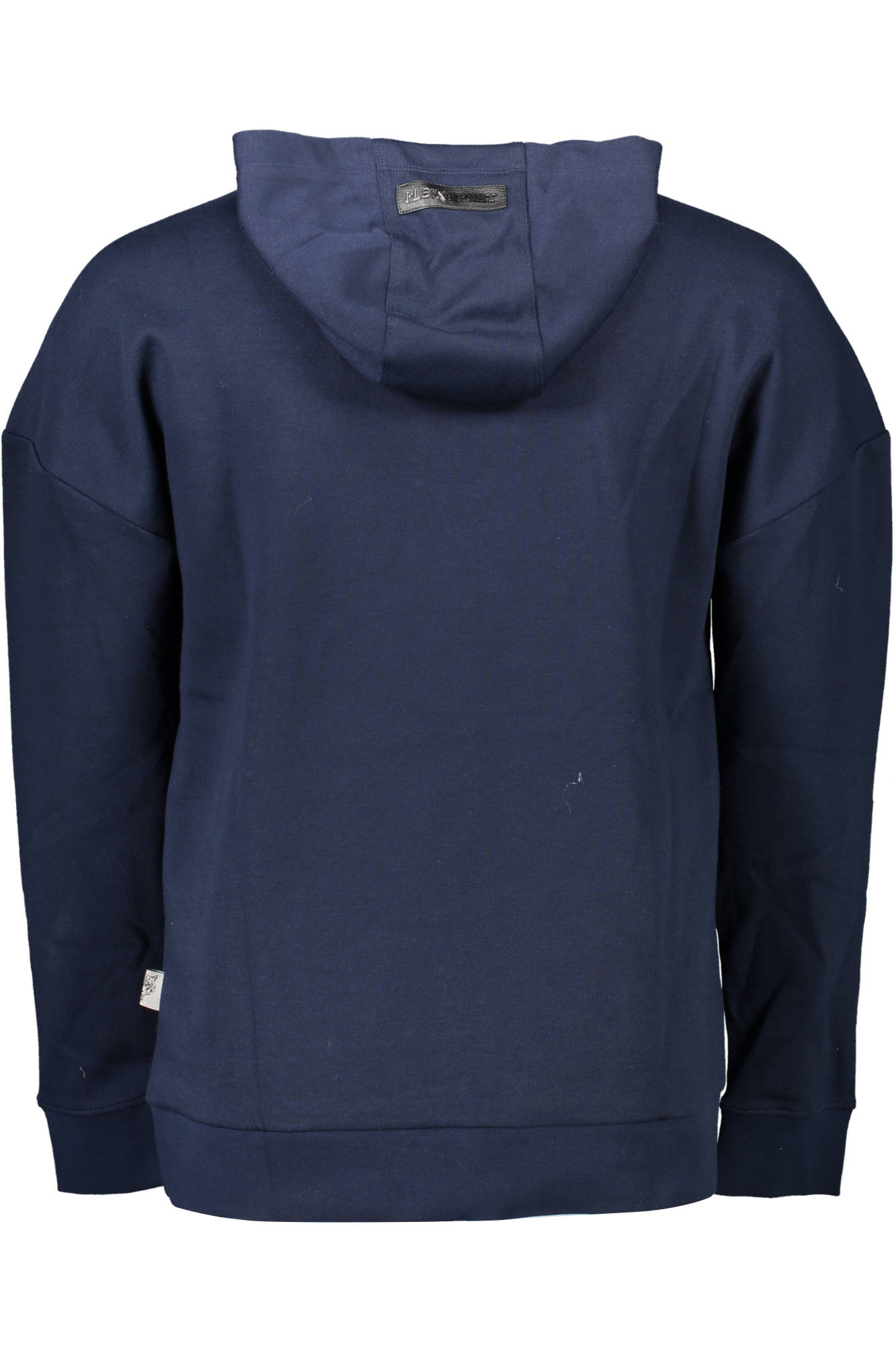 FIPS214_BLU_85-NAVY – Herren Kapuzenpullover Blau - Stilvolle Applikation & Kontrastdetails – Größe: S, M, L, XL, 2XL – Farbe: Blu
