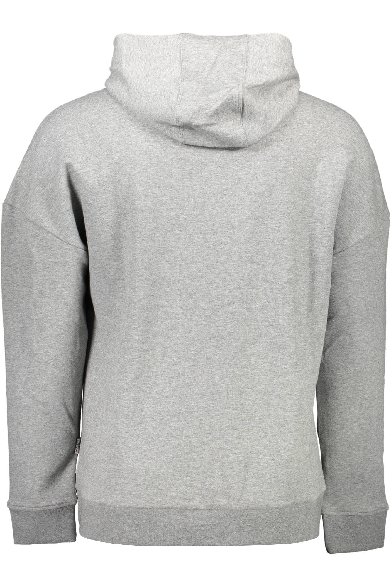 FIPS220_GRIGIO_94-GREY – Grauer Herren-Kapuzenpullover mit Print und Logo – Sportlich & Stilvoll – Größe: S, M, L, XL – Farbe: Grigio