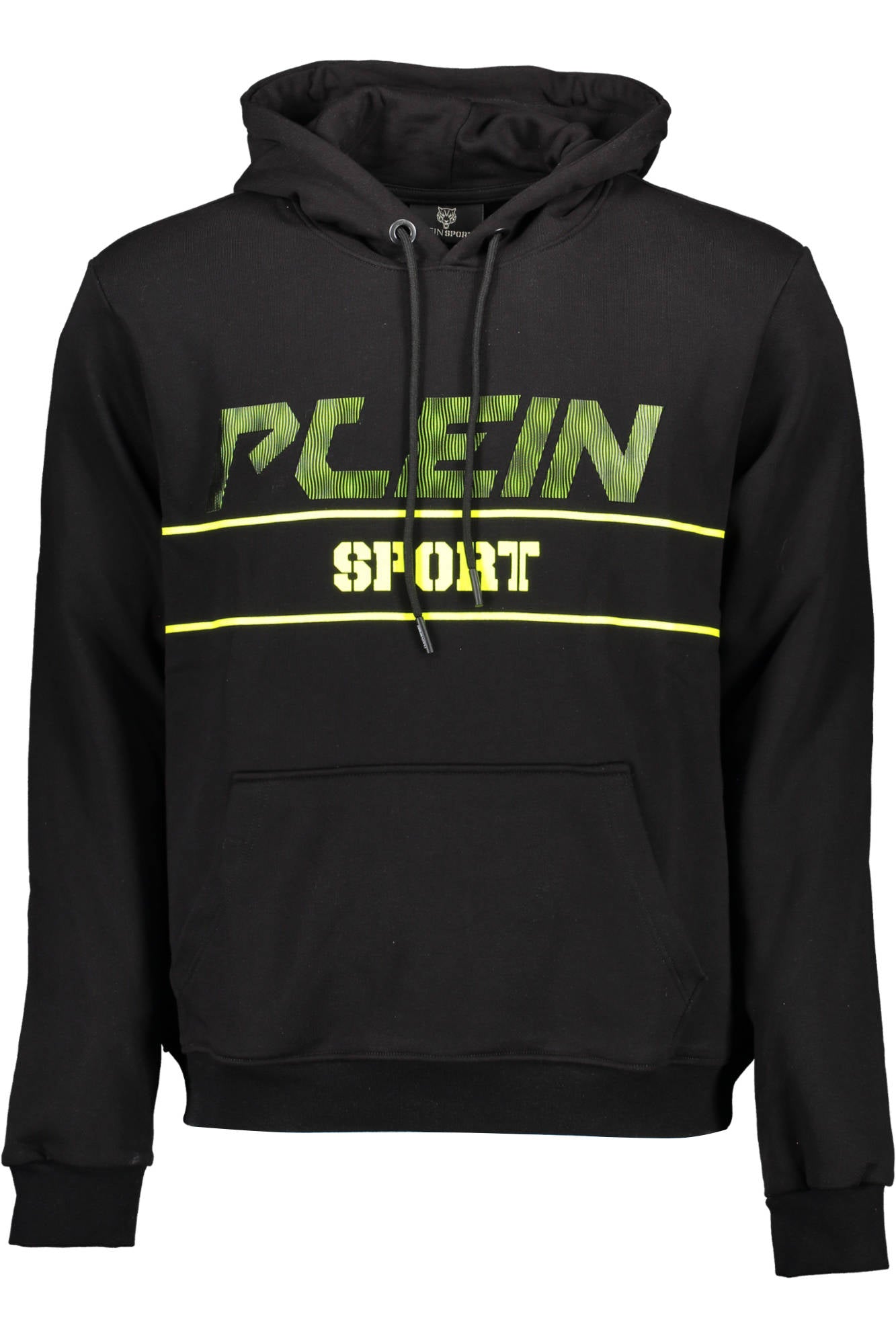 FIPS217_NERO_99-NERO – Herren Schwarz Hoodie mit Print und Tasche - Modernes Design – Größe: M, XL – Farbe: Nero