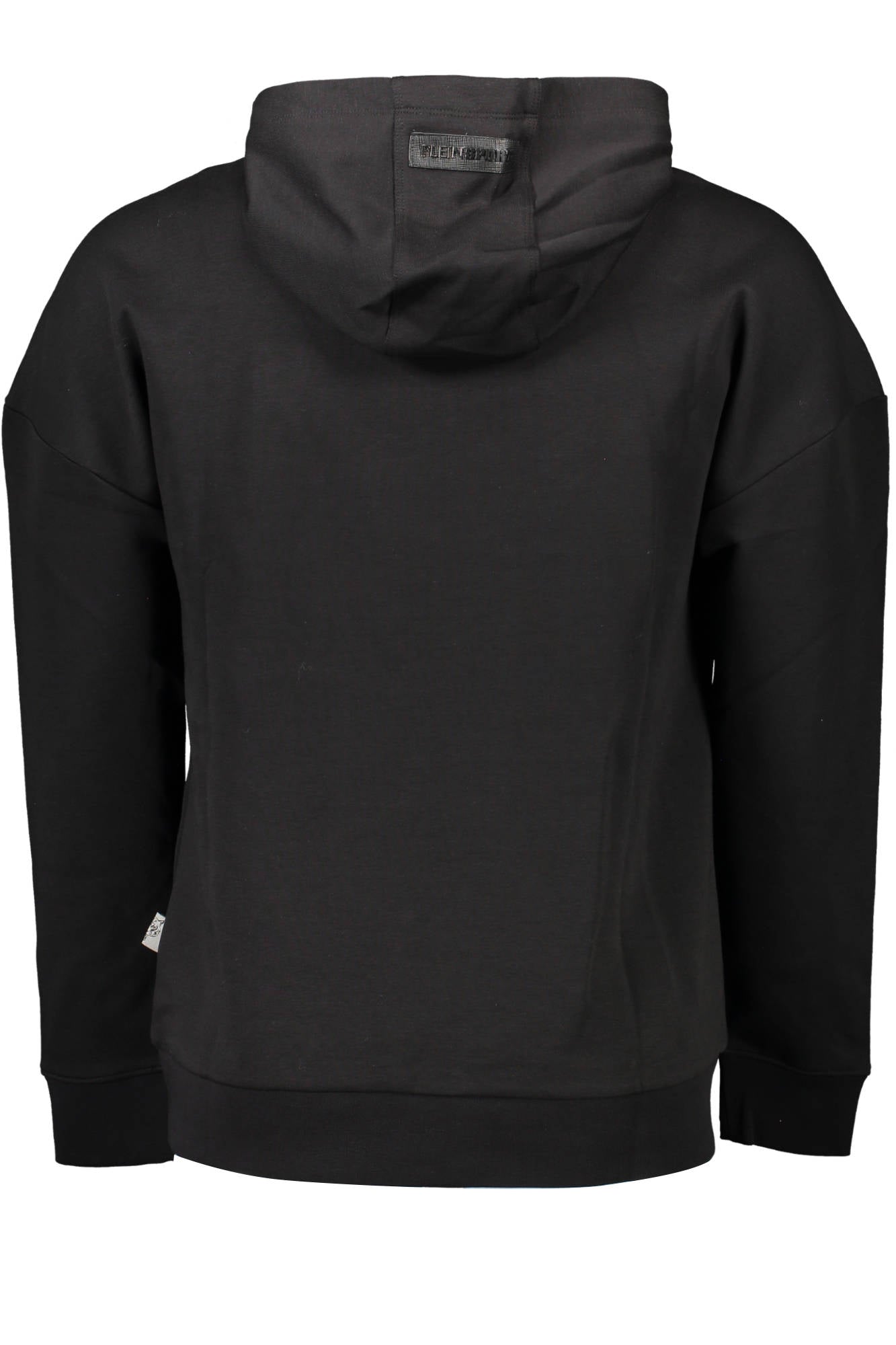 FIPS218_NERO_99-BLACK – Stylischer Herren Kapuzenpullover in Schwarz mit Kontrastdetails – Größe: L, XL, 2XL – Farbe: Nero