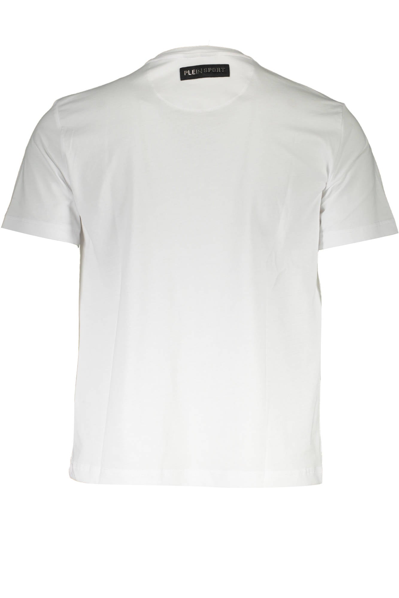 TIPS111_BIANCO_01-WHITE – Weißes Herren Kurzarm-T-Shirt mit Print und Rundhalsausschnitt – Größe: L, XL – Farbe: Bianco