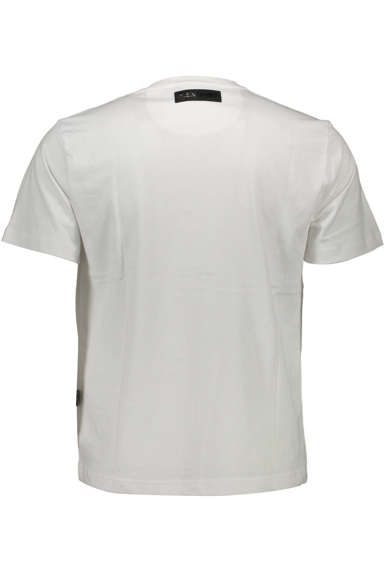 TIPS112_BIANCO_01-WHITE – Weißes Herren-T-Shirt mit Print und Kontrastdetails - Kurzarm, Rundhals – Größe: S, M, L, XL, 2XL – Farbe: Bianco