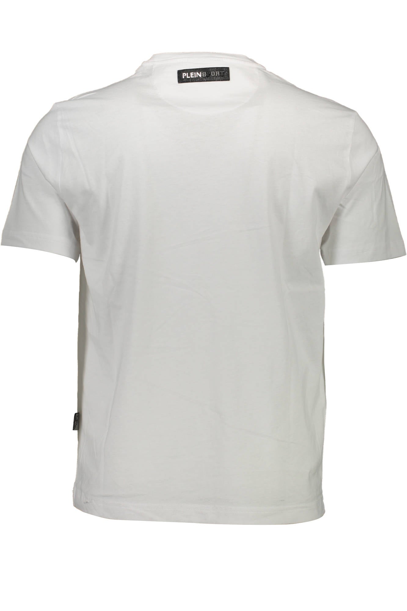 TIPS114_BIANCO_01-WHITE – Weißes Herren-T-Shirt mit Rundhals & Druck – Sportlich & Stilvoll – Größe: S, L, XL, 2XL – Farbe: Bianco