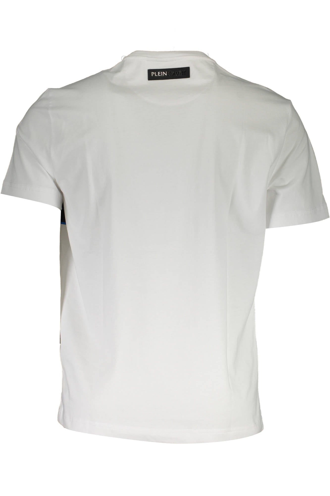 TIPS105_BIANCO_01-WHITE – Herren Kurzarm T-Shirt Weiß – Rundhals mit Druck & Logo-Design – Größe: S, M, L, XL, 2XL – Farbe: Bianco