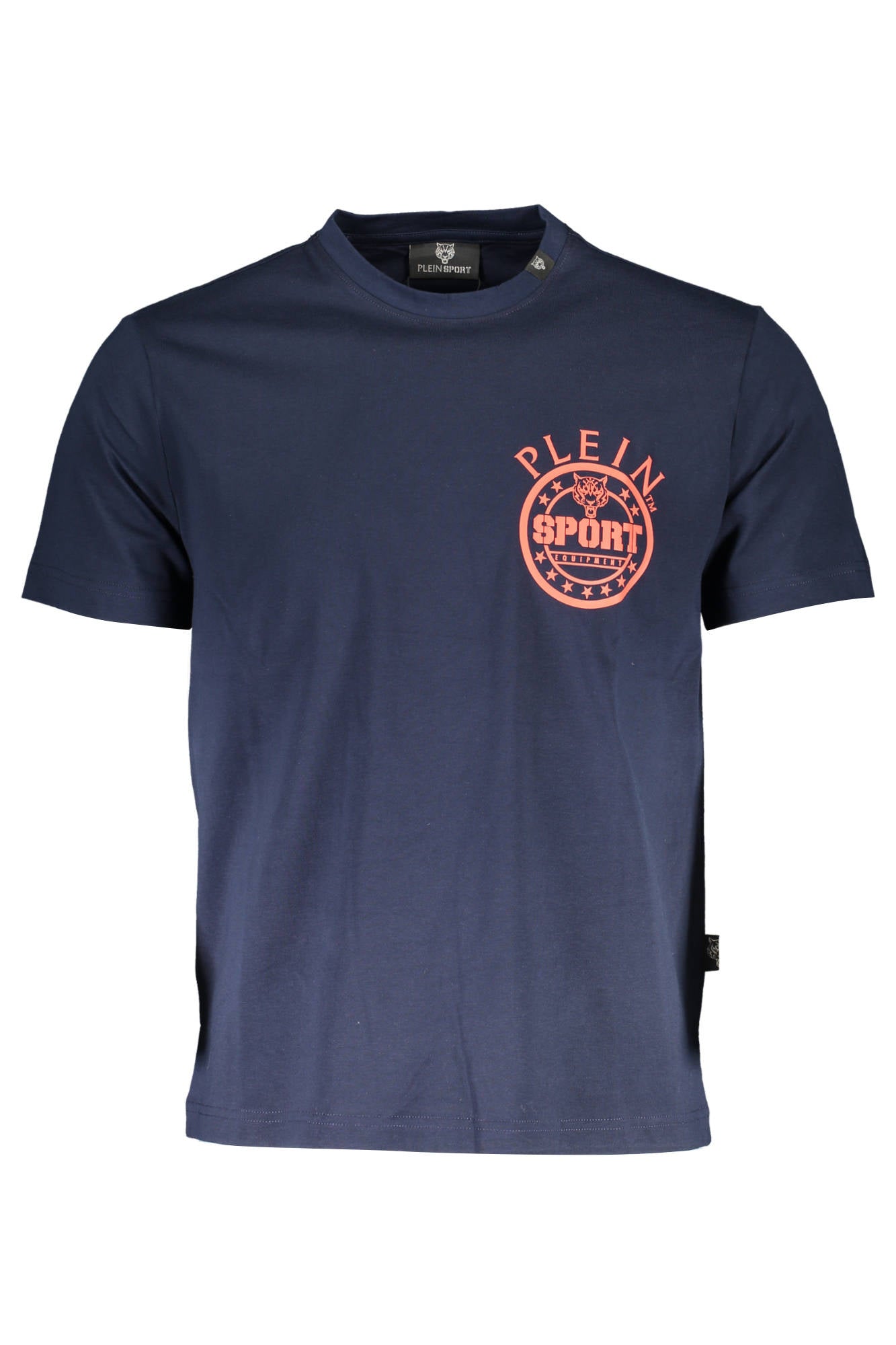 TIPS124_BLU_85-NAVY – Blaues Herren Kurzarm-T-Shirt mit Print und Rundhalsausschnitt – Größe: S, M, L, XL, 2XL – Farbe: Blu