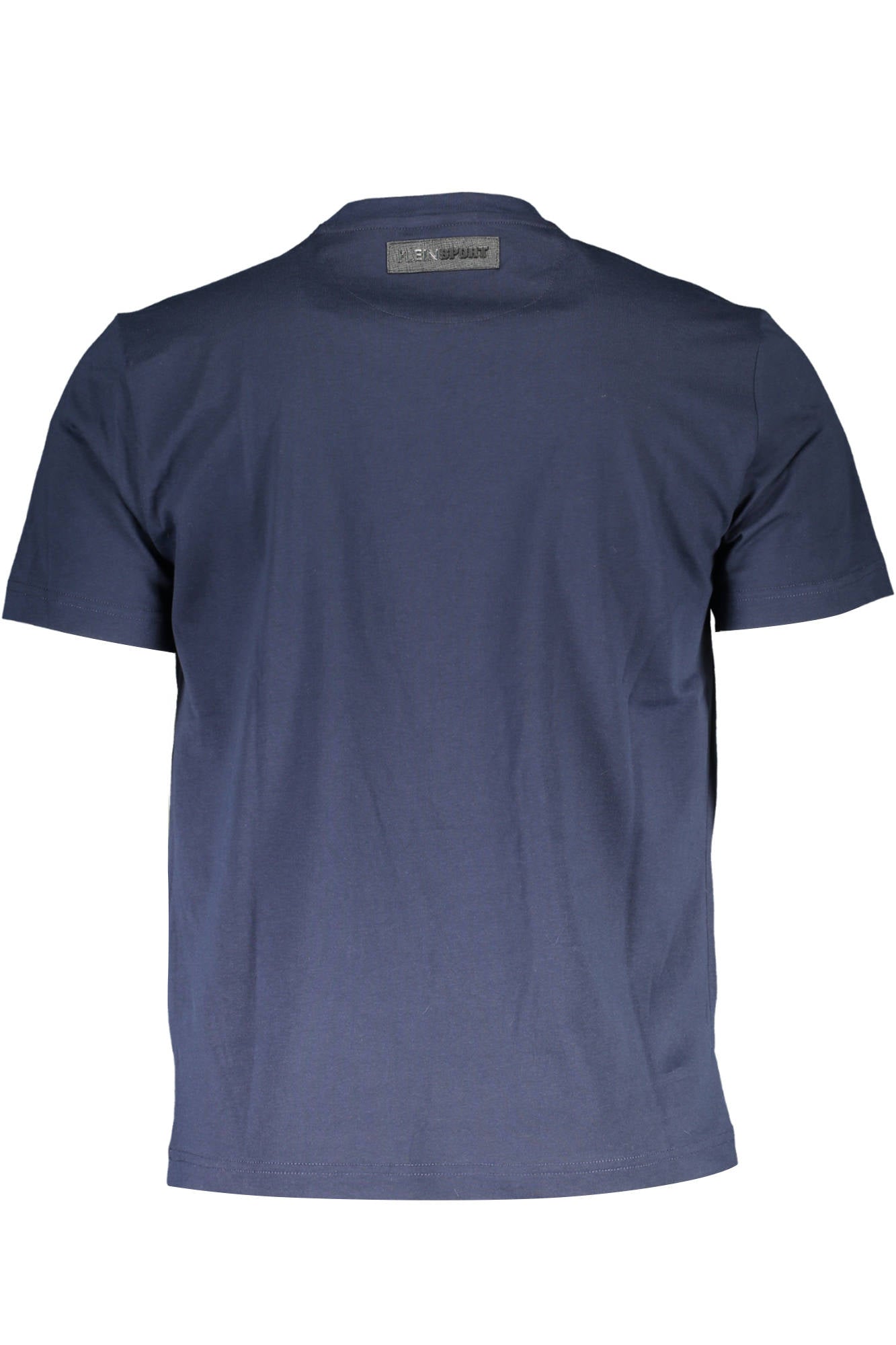 TIPS124_BLU_85-NAVY – Blaues Herren Kurzarm-T-Shirt mit Print und Rundhalsausschnitt – Größe: S, M, L, XL, 2XL – Farbe: Blu