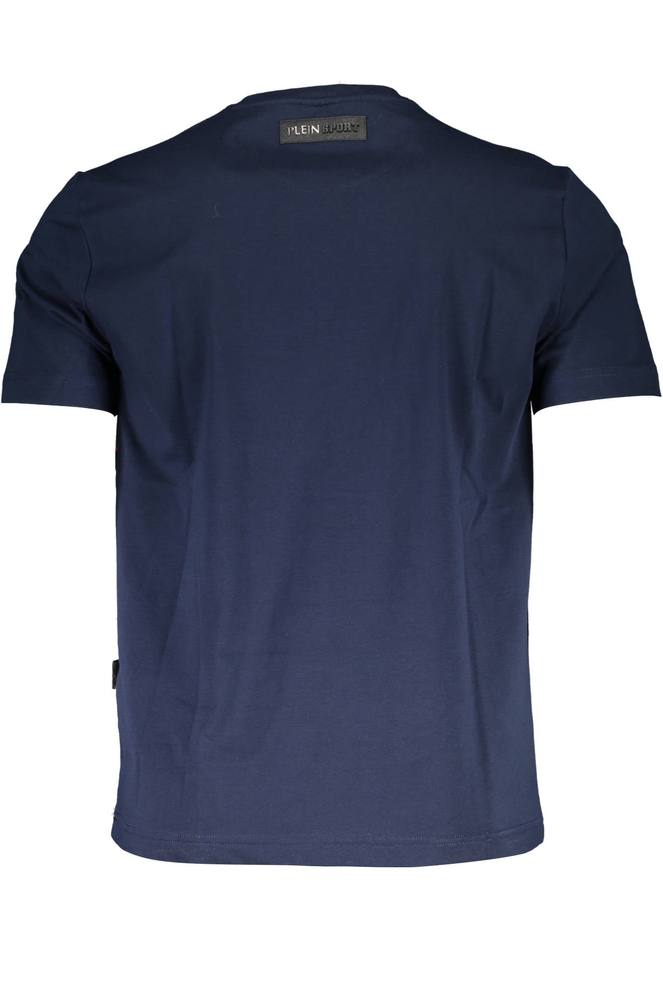 TIPS105_BLU_85-NAVY – Herren Kurzarm T-Shirt Blau mit Print und Rundhals-Ausschnitt – Größe: S, M, L, XL, 2XL – Farbe: Blu