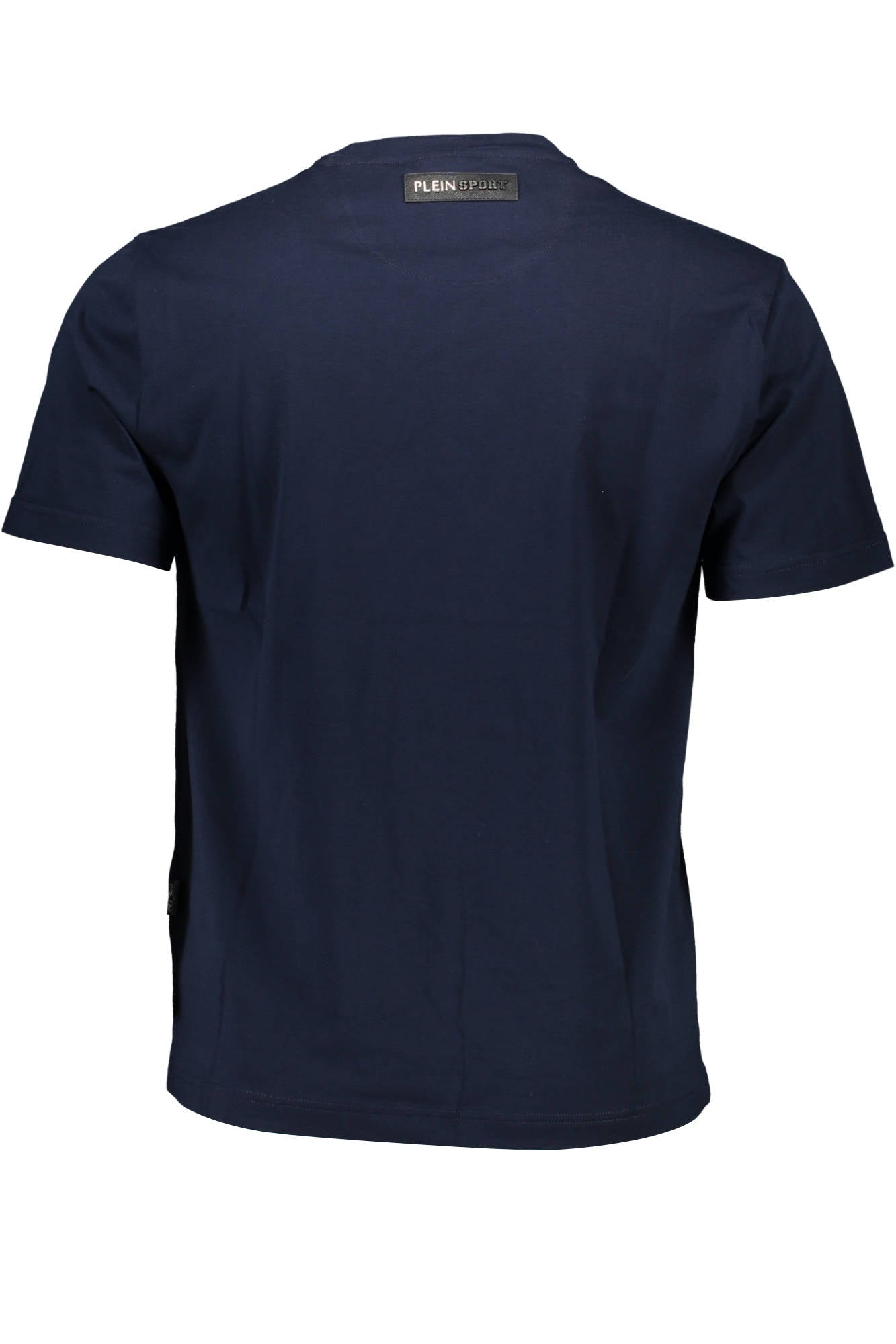 TIPS128_BLU_85-NAVY – Herren Kurzarm T-Shirt Blau mit Rundhals und Kontrastdetails – Größe: S, M, L, XL, 2XL – Farbe: Blu