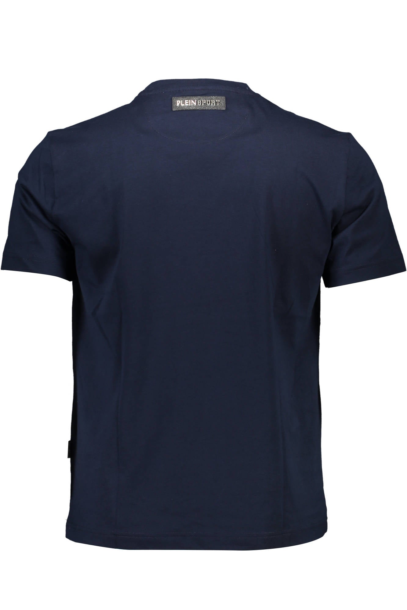 TIPS116_BLU_85-NAVY – Blaues Herren T-Shirt mit Print & Kontrastdetails - Kurzarm, Rundhals – Größe: S, M, L, XL – Farbe: Blu