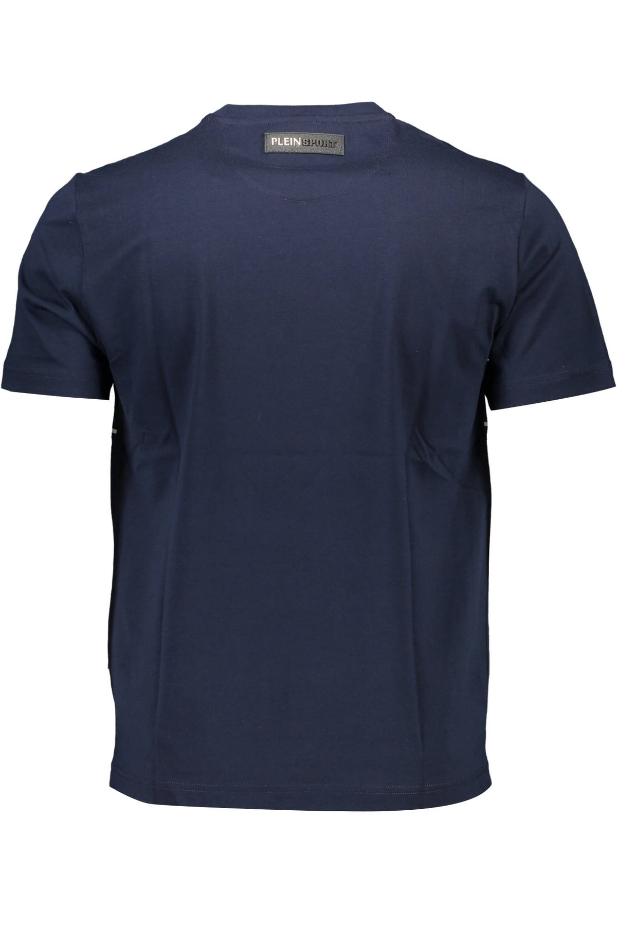 TIPS109_BLU_85-NAVY – Stylishes Herren T-Shirt Blau mit Print und Kontrastdetails – Größe: S, M, L, XL, 2XL – Farbe: Blu