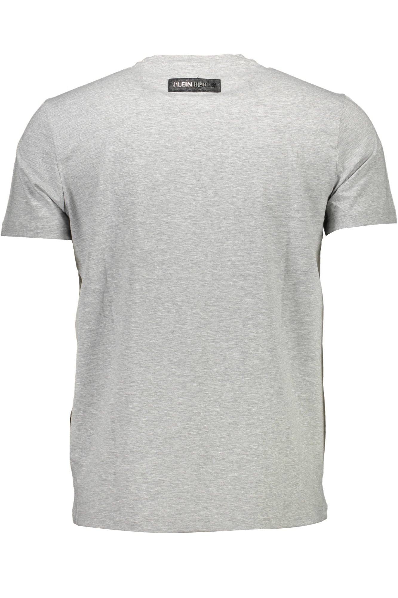 TIPS120_GRIGIO_94-GRIGIO – Herren Graues Kurzarm T-Shirt mit Print und Kontrastdetails – Größe: S, M, L, XL, 2XL – Farbe: Grigio