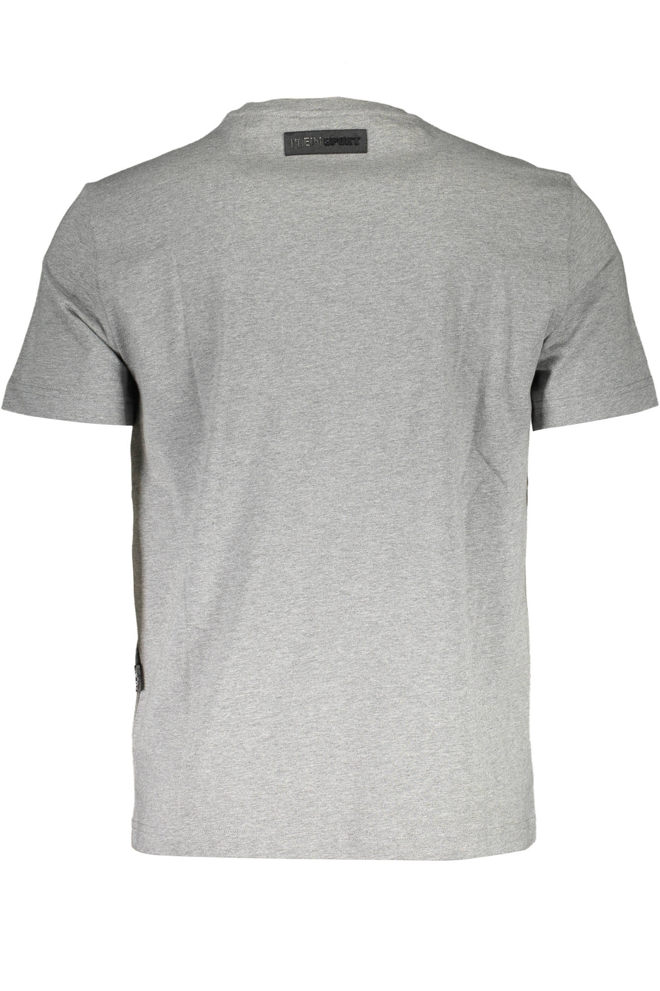 TIPS105_GRIGIO_94-GREY – Herren Kurzarm T-Shirt Grau mit Rundhalsausschnitt und Druck – Größe: S, M, L, XL, 2XL – Farbe: Grigio