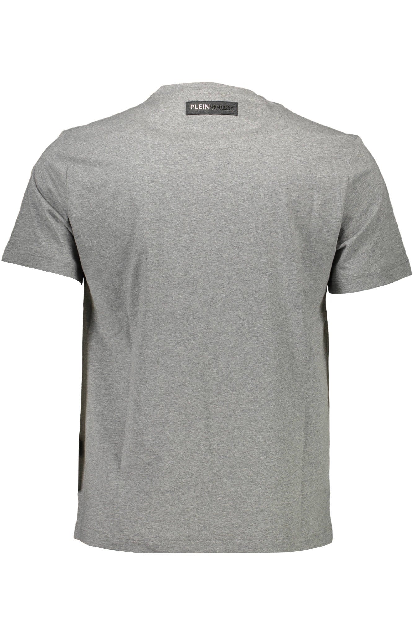 TIPS116_GRIGIO_94-GREY – Stylisches graues Kurzarm-T-Shirt für Herren mit Print-Details – Größe: S, M, L, XL, 2XL – Farbe: Grigio