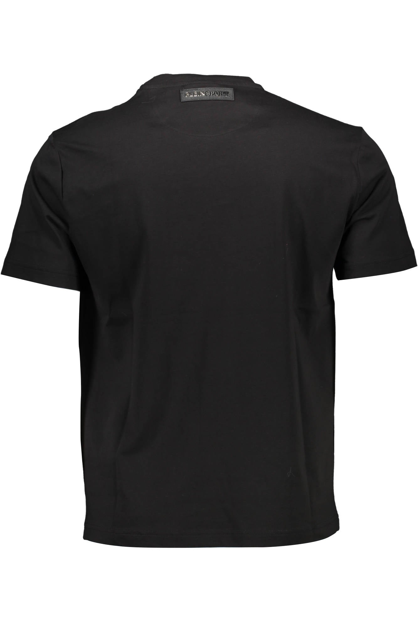 TIPS116_NERO_99-BLACK – Herren Kurzarm T-Shirt Schwarz mit Druck & Kontrastdetails – Größe: S, M, XL, 2XL – Farbe: Nero