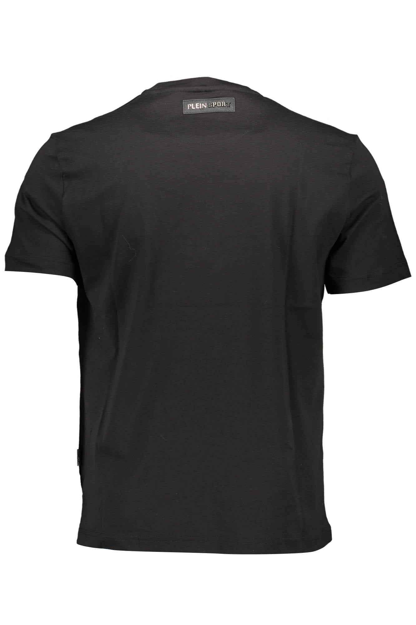 TIPS112_NERO_99-BLACK – Stylisches Schwarzes Herren-T-Shirt mit Print und Kontrastdetails – Größe: M, S – Farbe: Nero