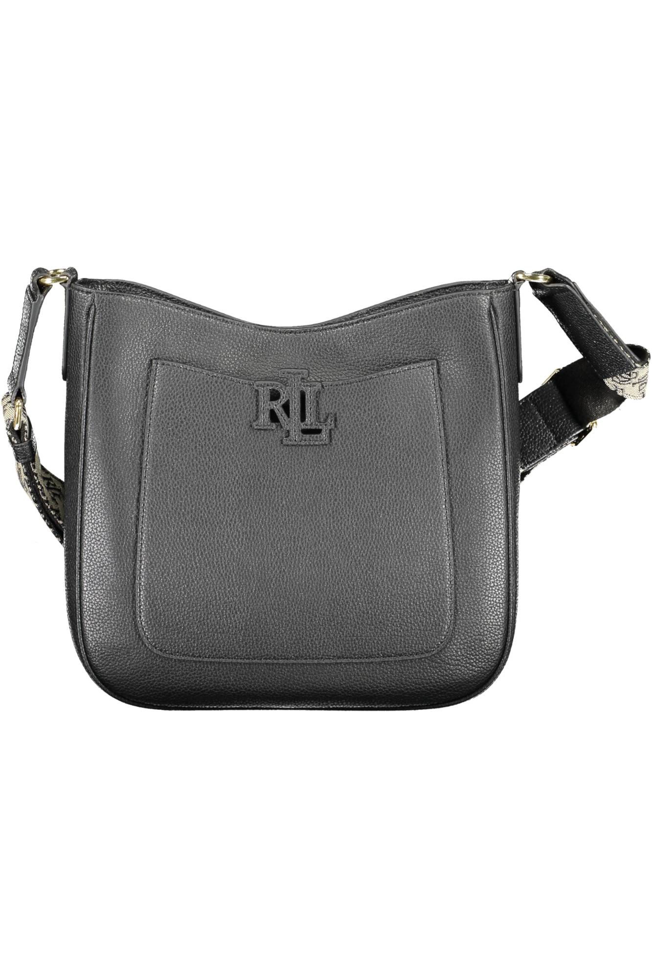 431859605007_NERO_BLACK – Elegante Schwarze Damenhandtasche mit Verstellbarem Riemen und Taschen – Größe: UNI – Farbe: Nero