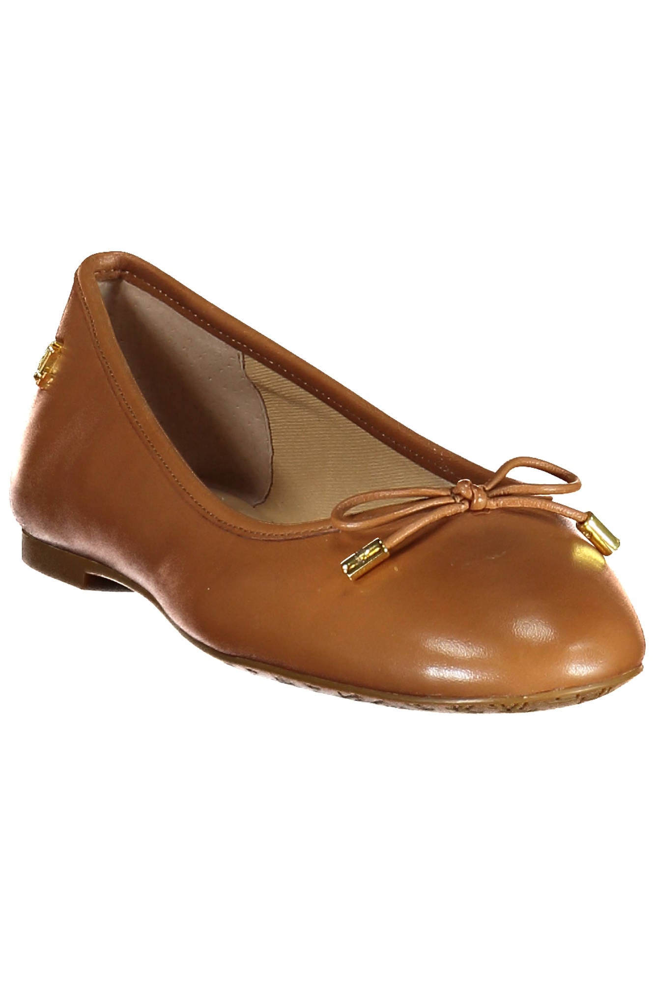 802806870009-JAYNA_MARRONE_POLO-TAN – Elegante Damen Ballerinas in Braun mit Kontrastelementen und Logo – Größe: 38, 39, 40 – Farbe: Marrone