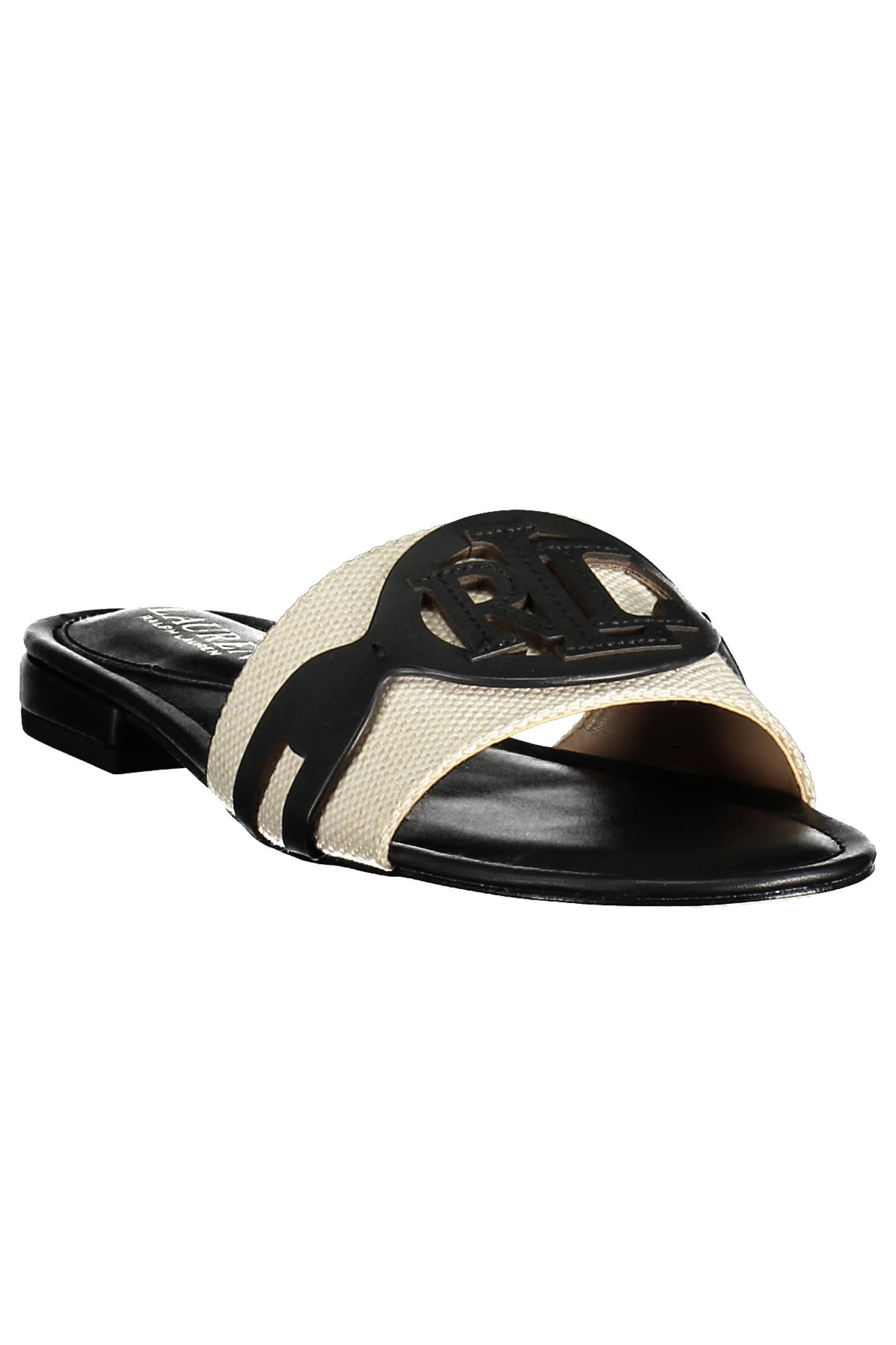 802826823004-ALEGRA_BIANCO_NATURAL – Weiße Damenpantoffel mit kontrastierenden Details und Logo-Design – Größe: 40 – Farbe: Bianco