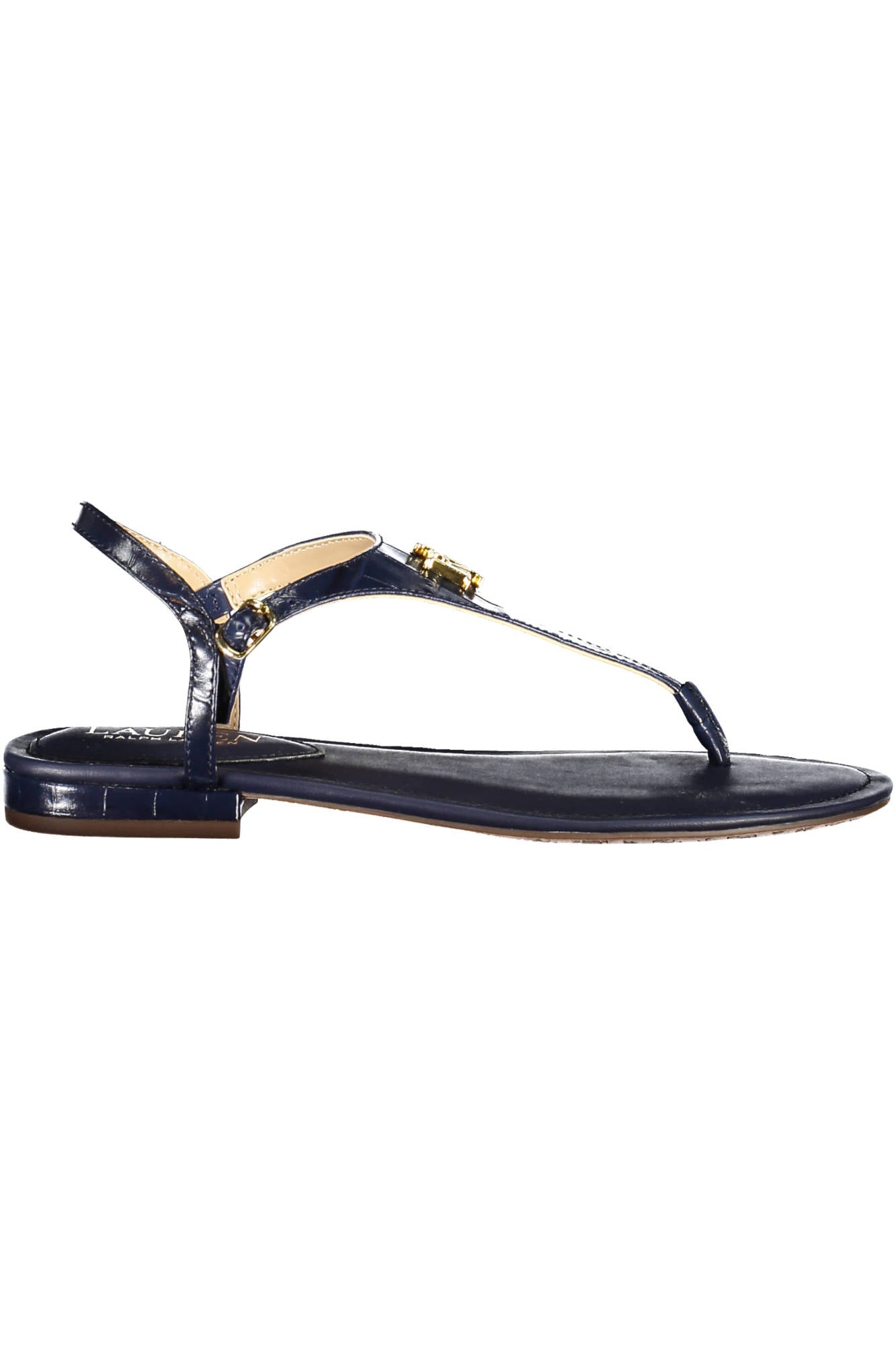 802874355007-ELLINGTON_BLU_NAVY – Damensandalen Blau – Stilvolle Sandalette mit Knöchelriemen & Logo – Größe: 40 – Farbe: Blu
