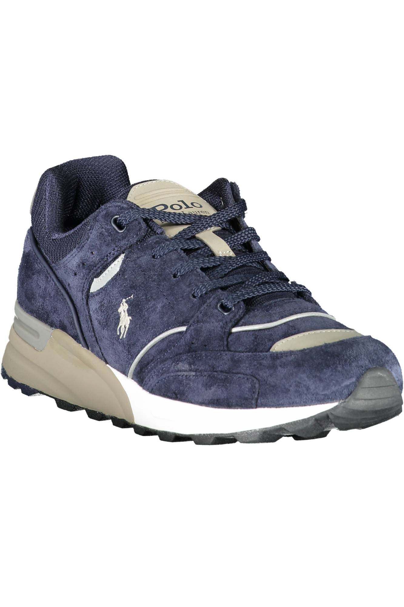 809878022002-TRACKSTR_BLU_BLUE – Herren Sportschuh Blau mit Schnürsenkeln und Kontrastdetails – Größe: 40, 41, 42, 45 – Farbe: Blu