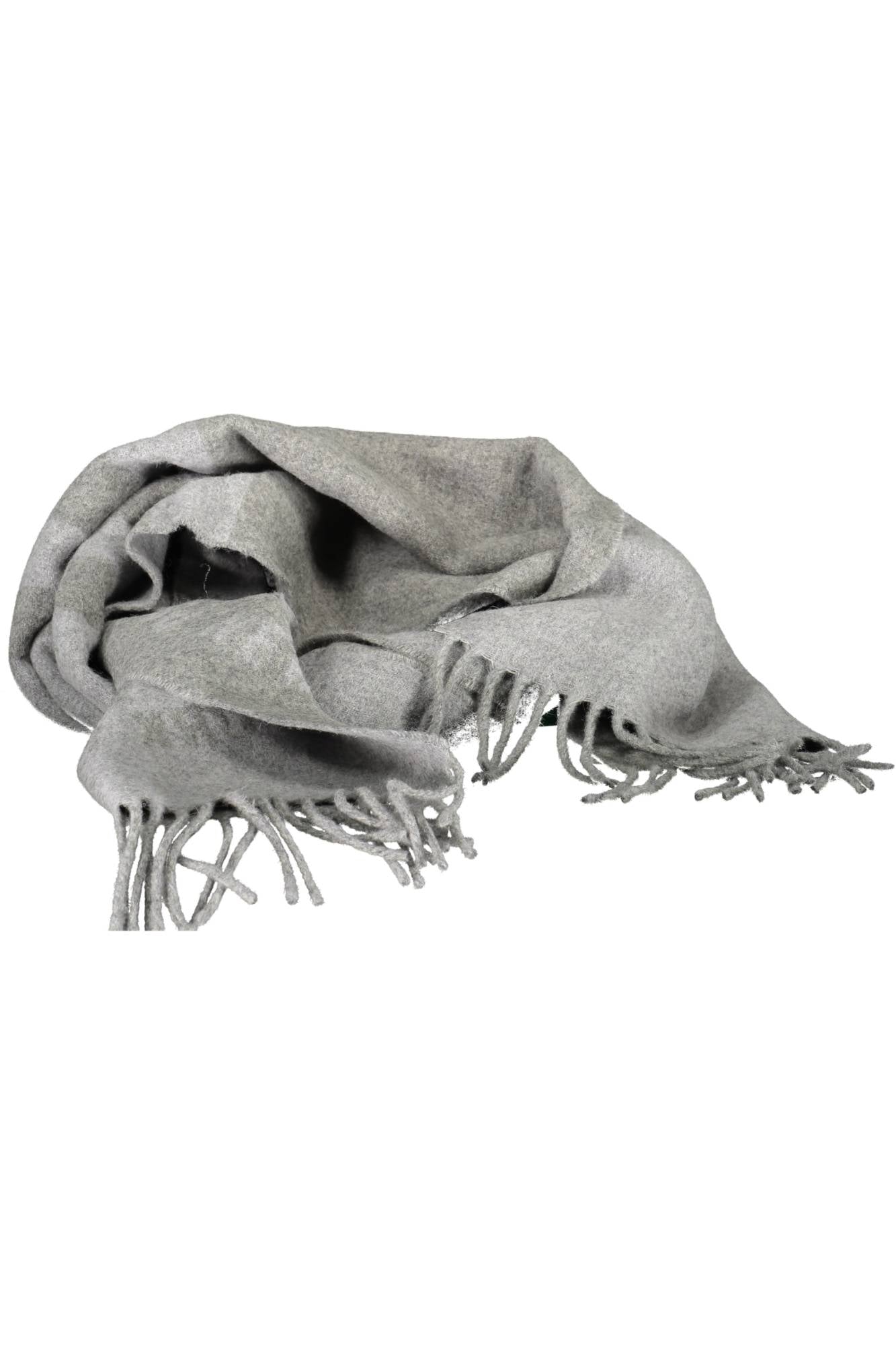 449891311002_GRIGIO_GREY – Eleganter Herrenschal Grau: 33x200cm mit Kontrastdetails und Logo – Größe: UNI – Farbe: Grigio