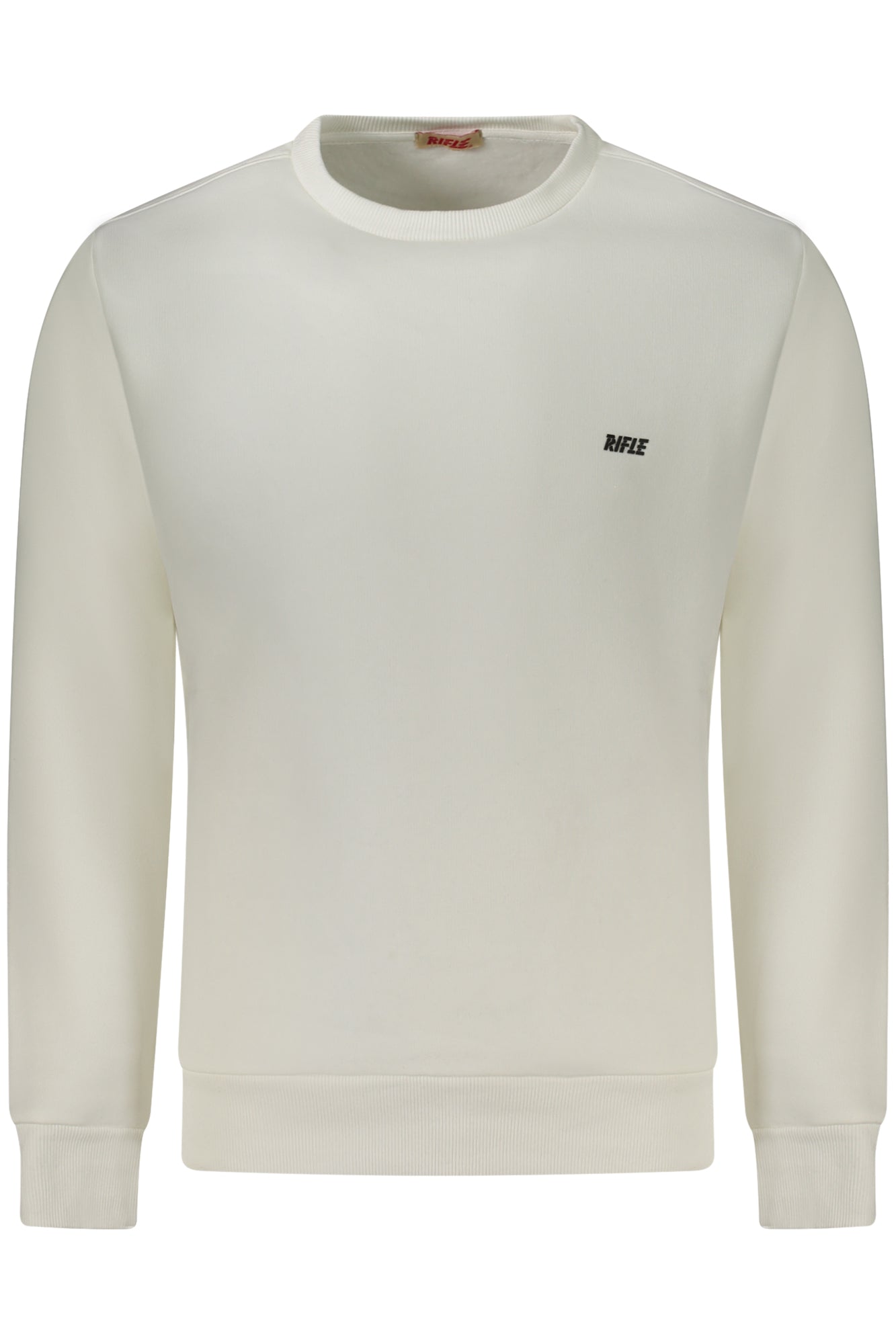 RFF016_BIOFFWHI – Herren Sweatshirt Weiß: Gefüttert, Langarm, Rundhalsausschnitt – Größe: S, L, XL, 2XL, M – Farbe: Bianco