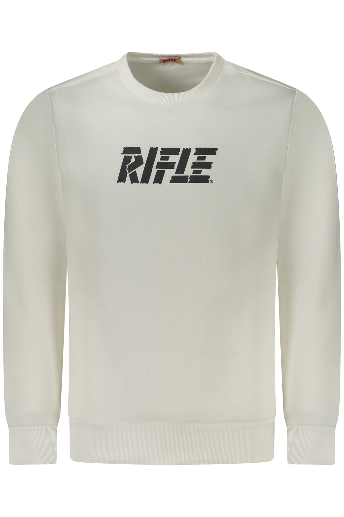 RFF015_BIOFFWHI – Stilvolles Herren-Sweatshirt in Weiß: Gefüttert & Ohne Reißverschluss – Größe: S, M, L, XL, 2XL, 3XL – Farbe: Bianco