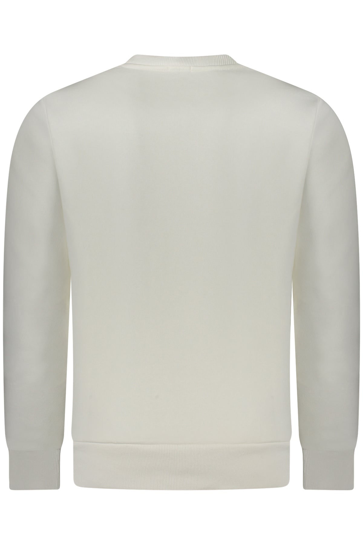 RFF015_BIOFFWHI – Stilvolles Herren-Sweatshirt in Weiß: Gefüttert & Ohne Reißverschluss – Größe: S, M, L, XL, 2XL, 3XL – Farbe: Bianco