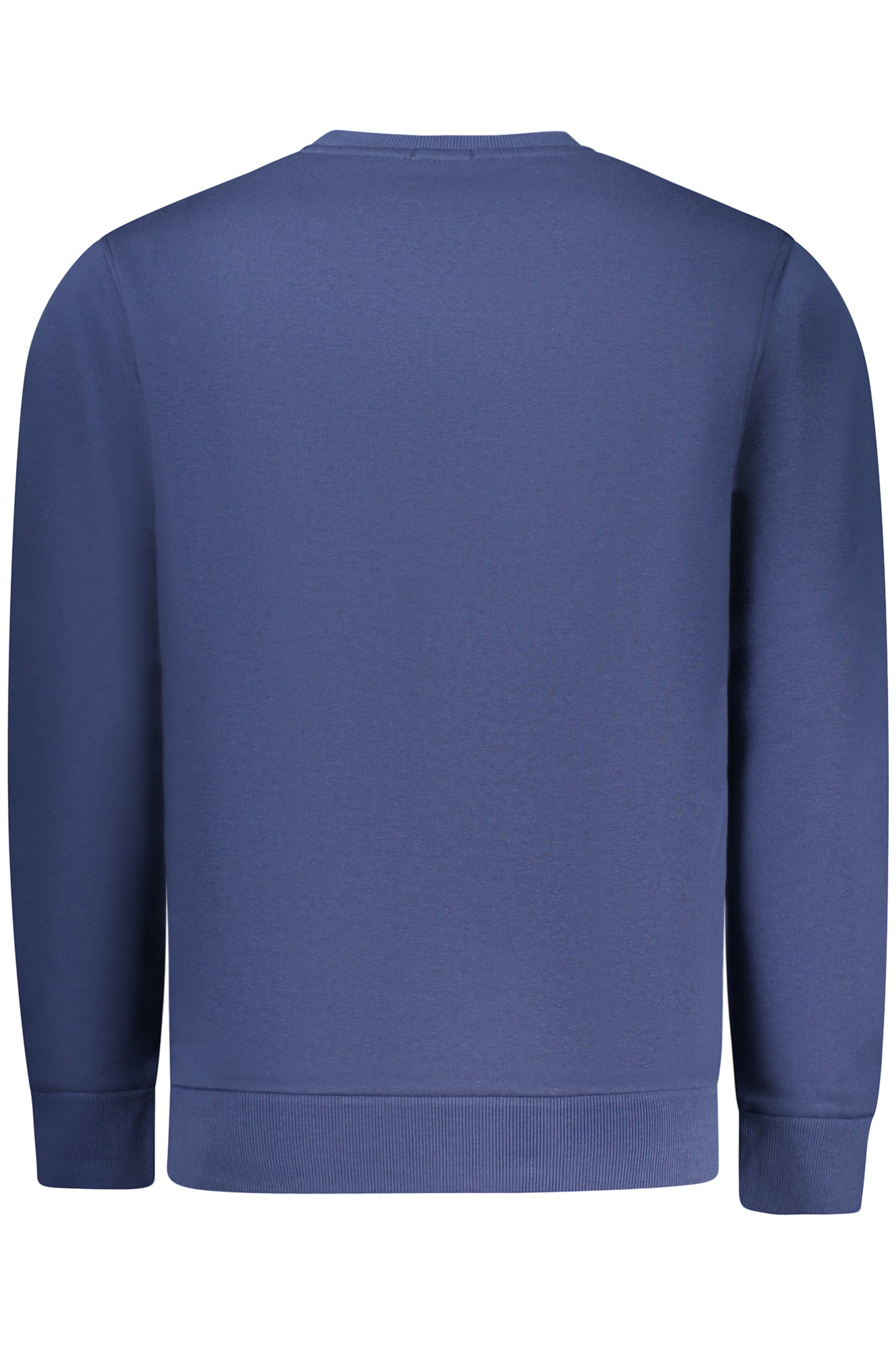 RFF015_BLDENIM – Gefüttertes Herren-Sweatshirt mit Rundhals & Print - Blau – Größe: M, L, XL, 2XL, 3XL – Farbe: Blu