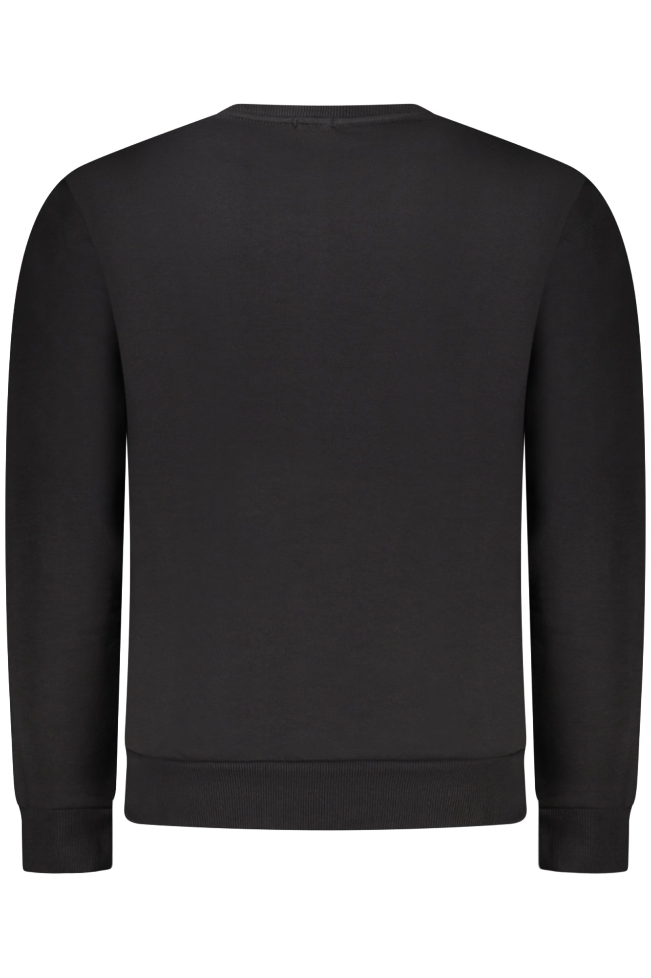 RFF015_NENERO – Herren Sweatshirt Schwarz ohne Reißverschluss mit Fleece und Druck – Größe: S, M, L, XL, 2XL – Farbe: Nero