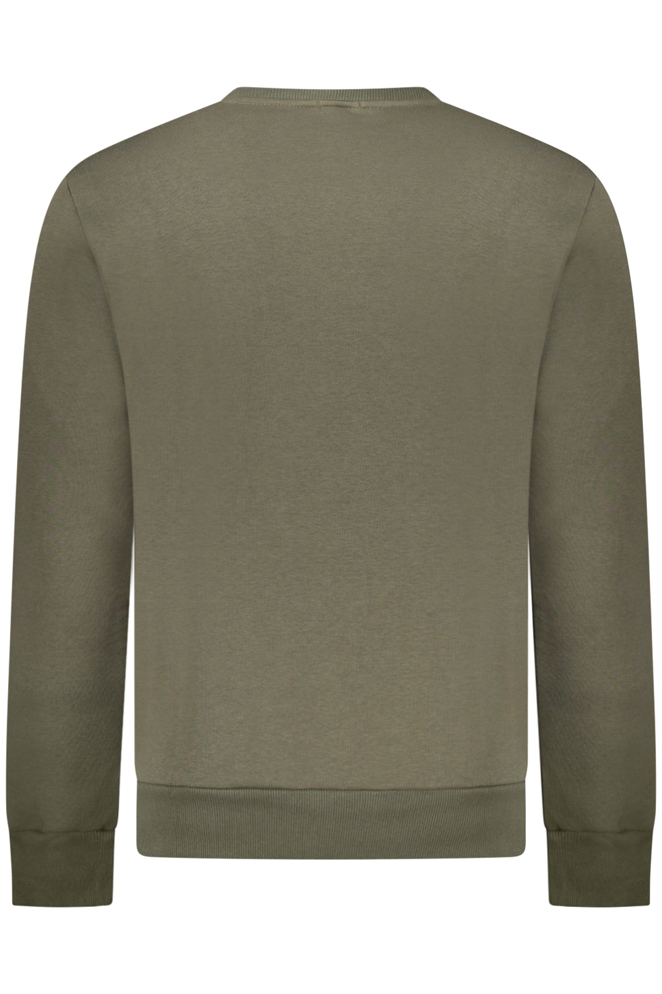RFF016_VEMILITA – Grünes Langarm-Sweatshirt für Herren mit Applikation und Logo – Größe: XL, 2XL, S, M, L – Farbe: Verde