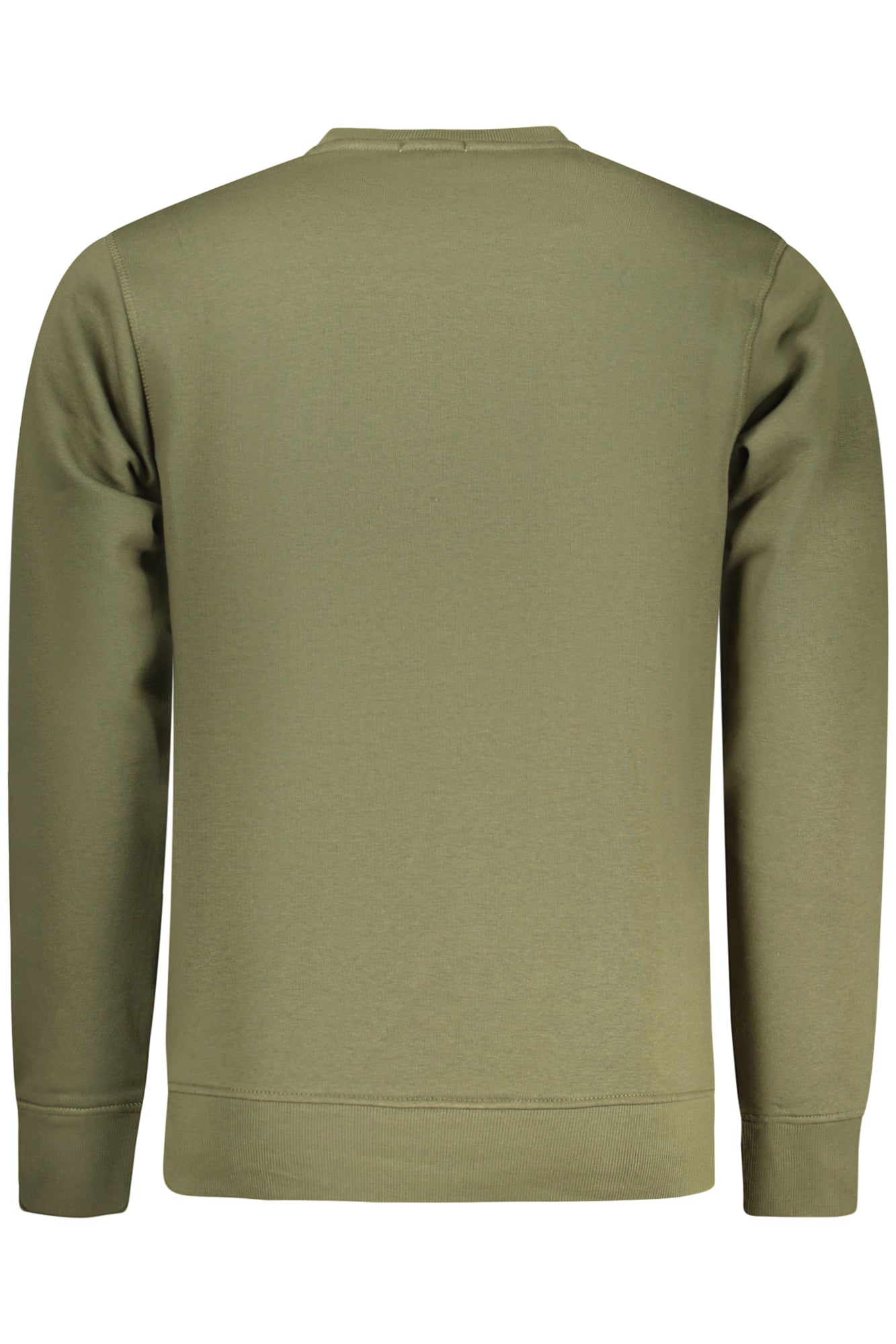 RFF016_VEARMY – Grünes Herren-Sweatshirt: Langarm, Rundhals, Erhabener Druck – Größe: M, L, XL, 2XL, 3XL – Farbe: Verde