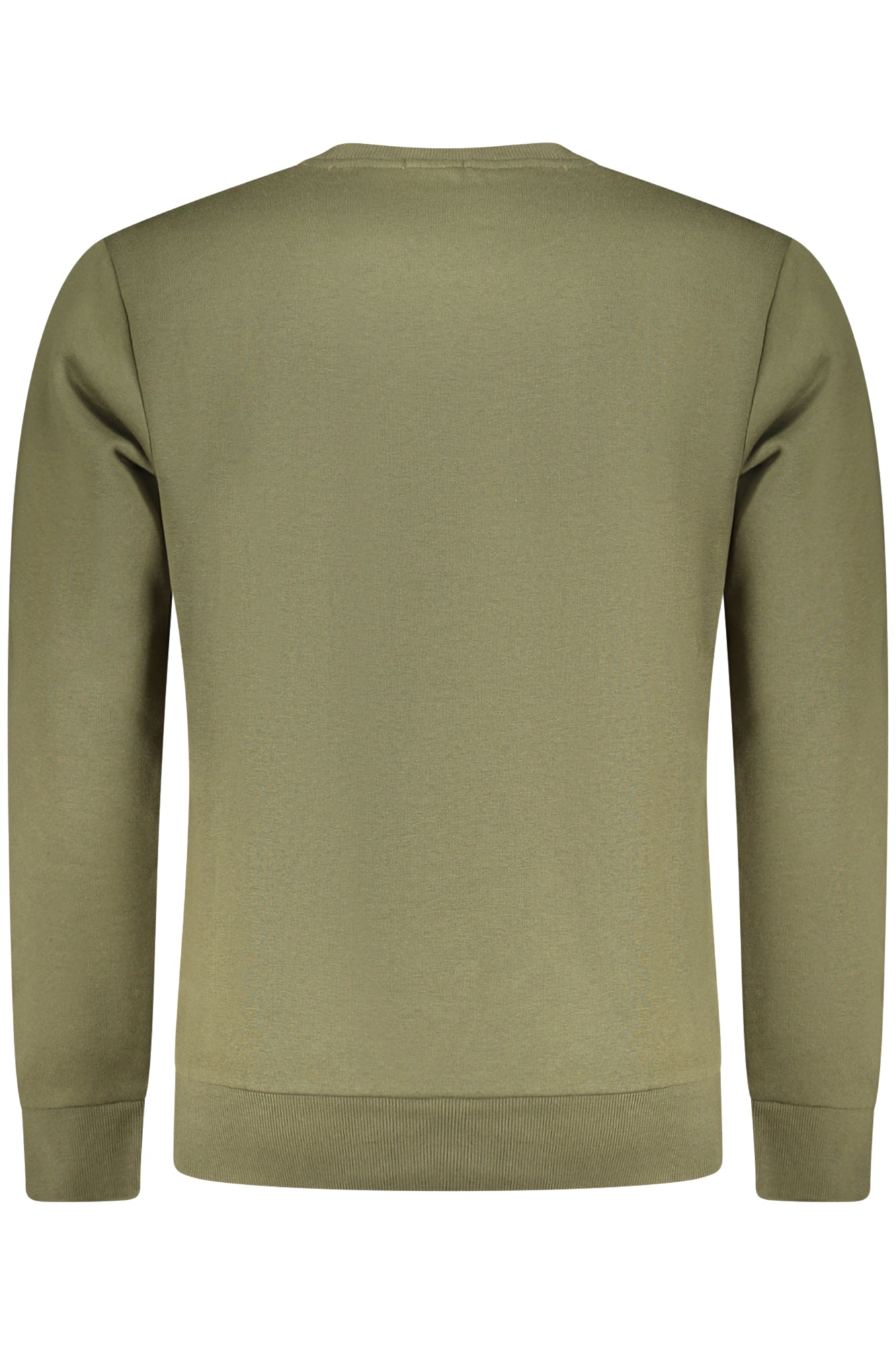 RFF415_VEARMY – Langarm Herren Sweatshirt grün mit Print und Reißverschluss – Größe: M, L, XL, 2XL, 3XL – Farbe: Verde