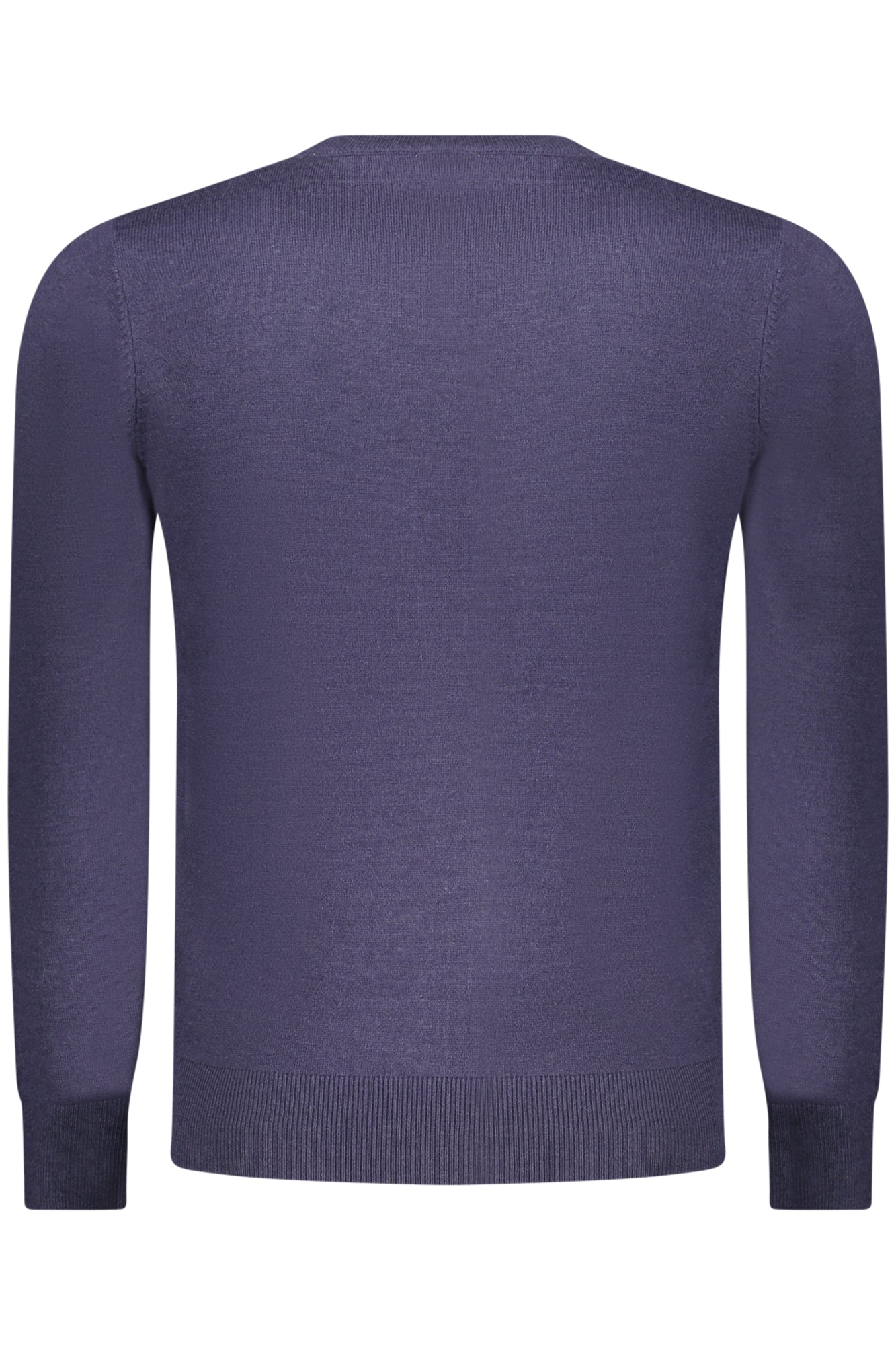 RFTR070_BLBLU – Blaues Herren-Langarmshirt mit Rundhals und dezenter Stickerei – Größe: M, L, XL, 2XL, 3XL – Farbe: Blu